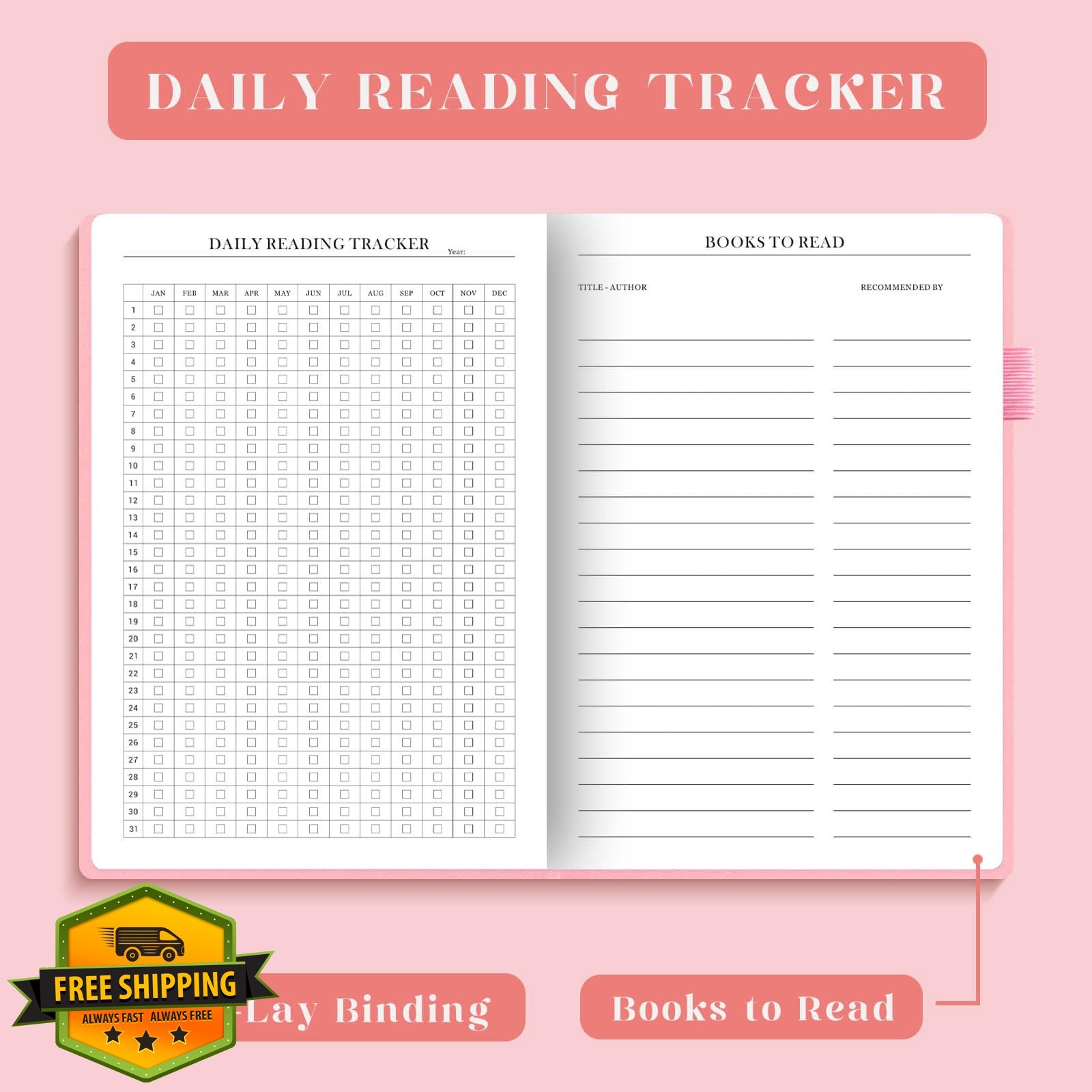 SIMVIA Reading Journal Pink