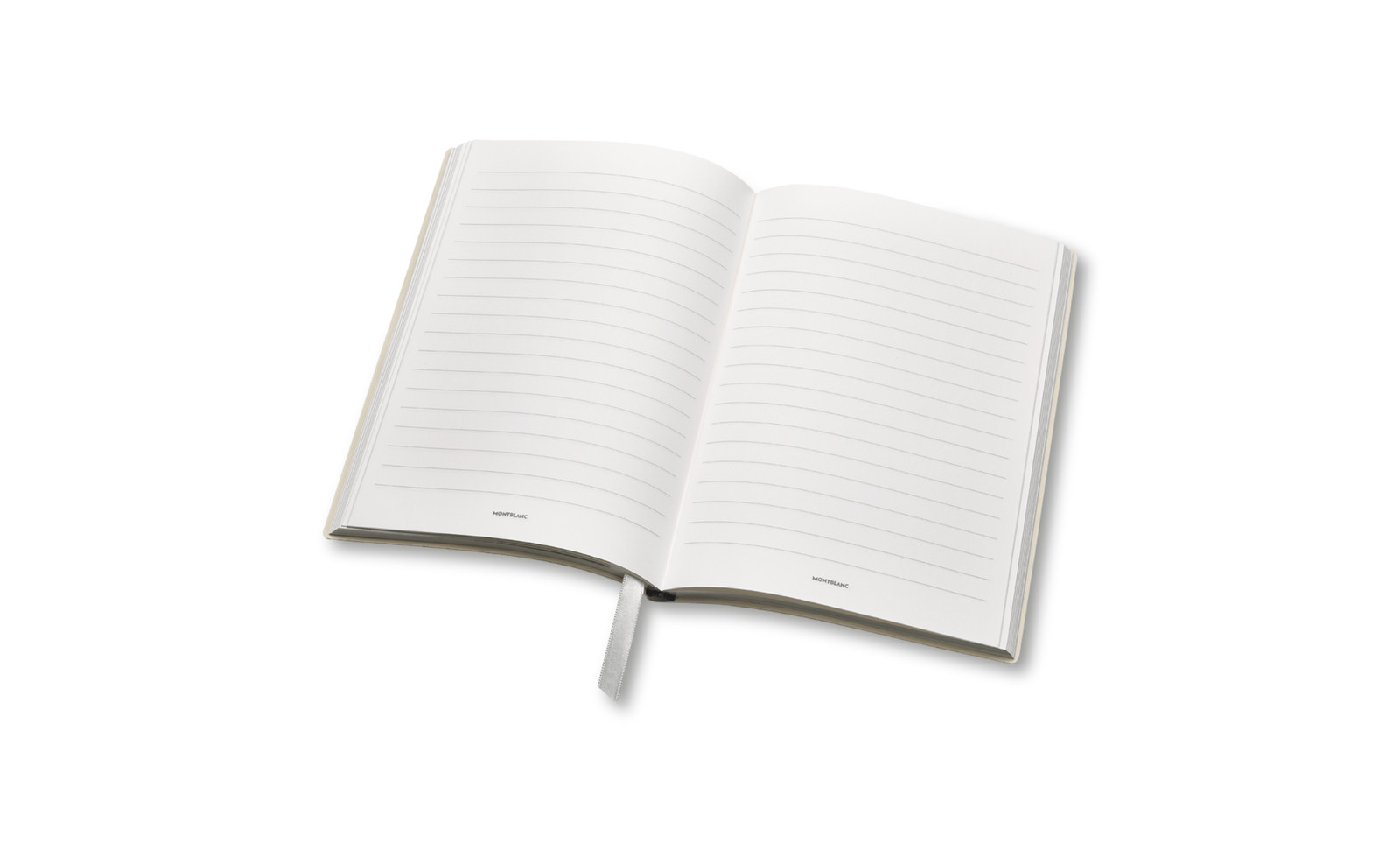Montblanc Notebook #146 Pearl Edition Premium Paper Lined Silver Cut Notebook