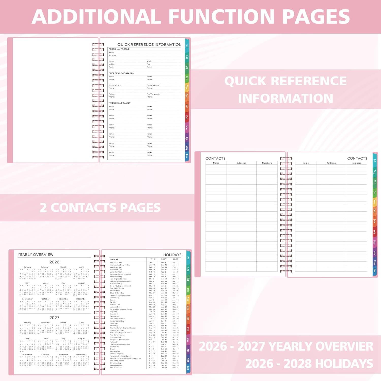 Planner 2026-2027 – Weekly and Monthly Planner 2026-2027, Jul.2026 – Jun.2027, A