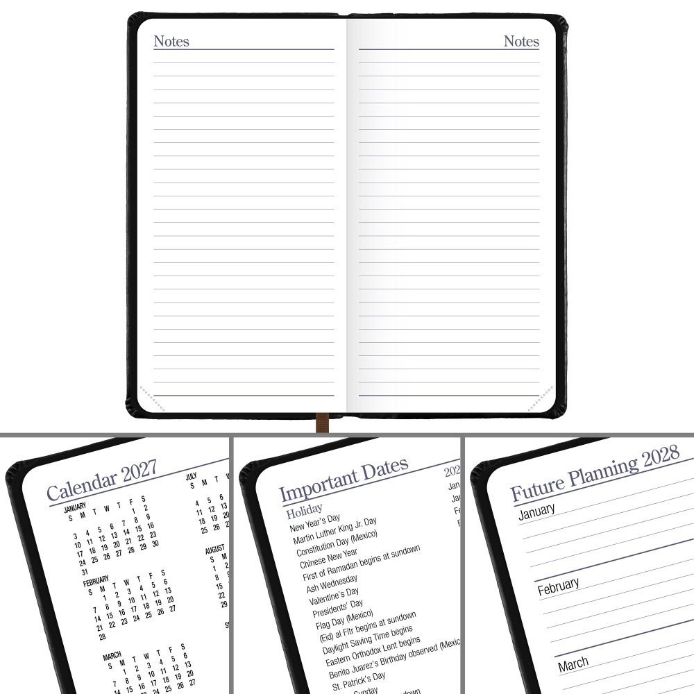 2026 At-A-Glance 74-02 Fine Diary Weekly Monthly Planner, Genuine Leather