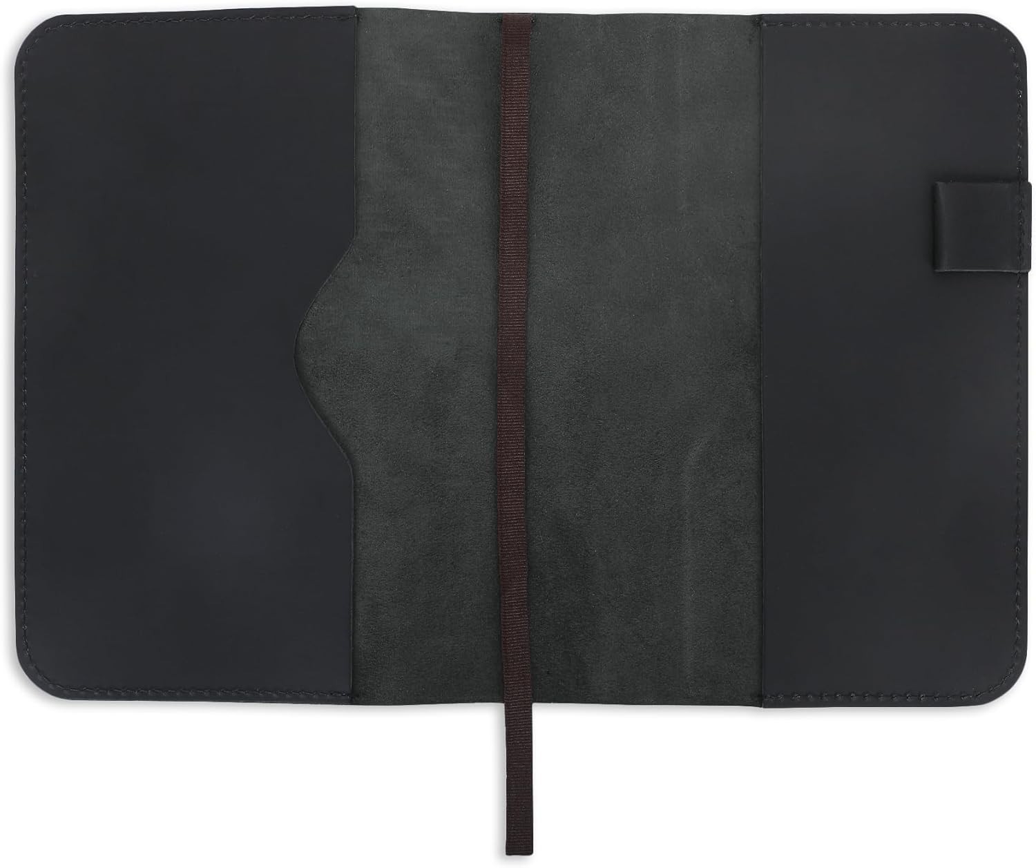 Stylish Refillable A5 Leather Journal Cover – Lightweight Design, 9 x 6 Inches