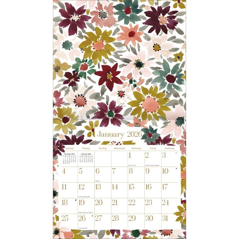 Lang, Wild at Heart 2026 Wall Calendar by Barbra 12.5″W x 0.2″H, 2026