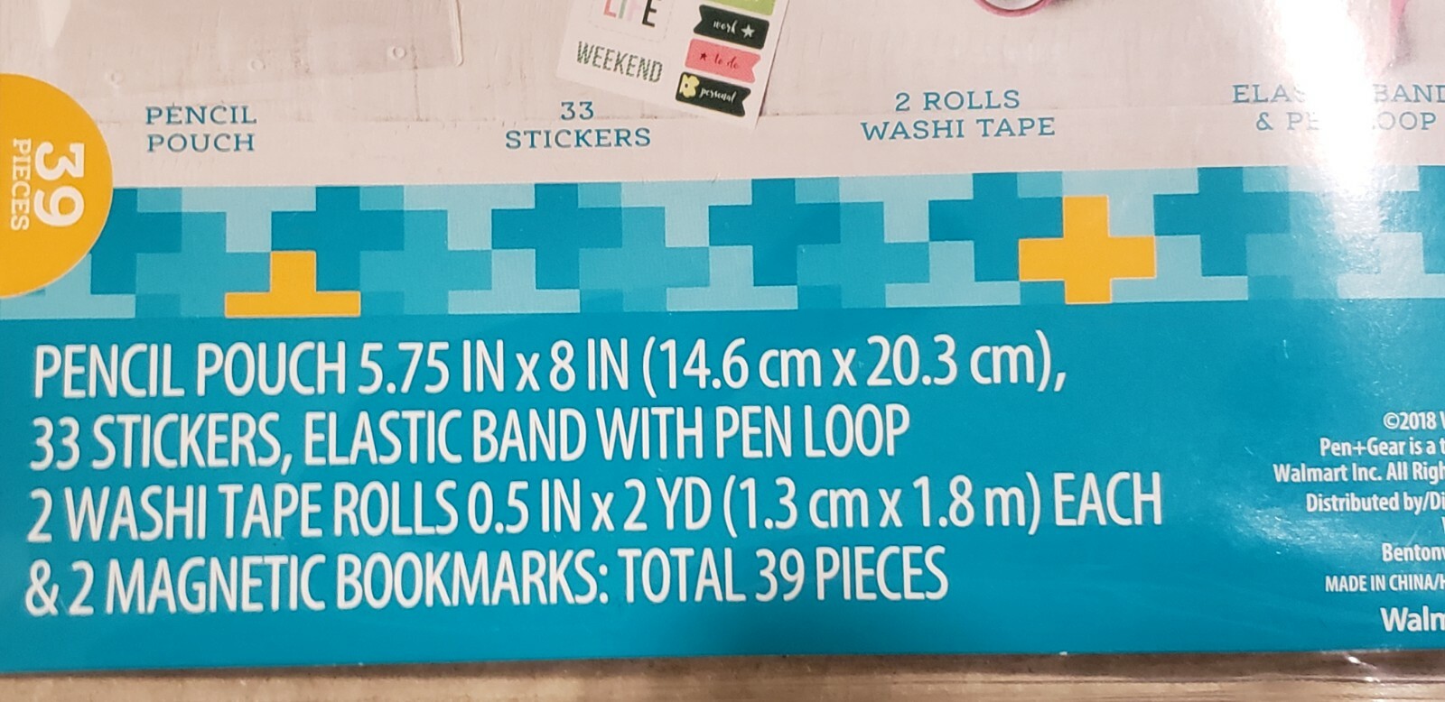 Pen + Gear Small Journal Kit 32 Pieces Pink