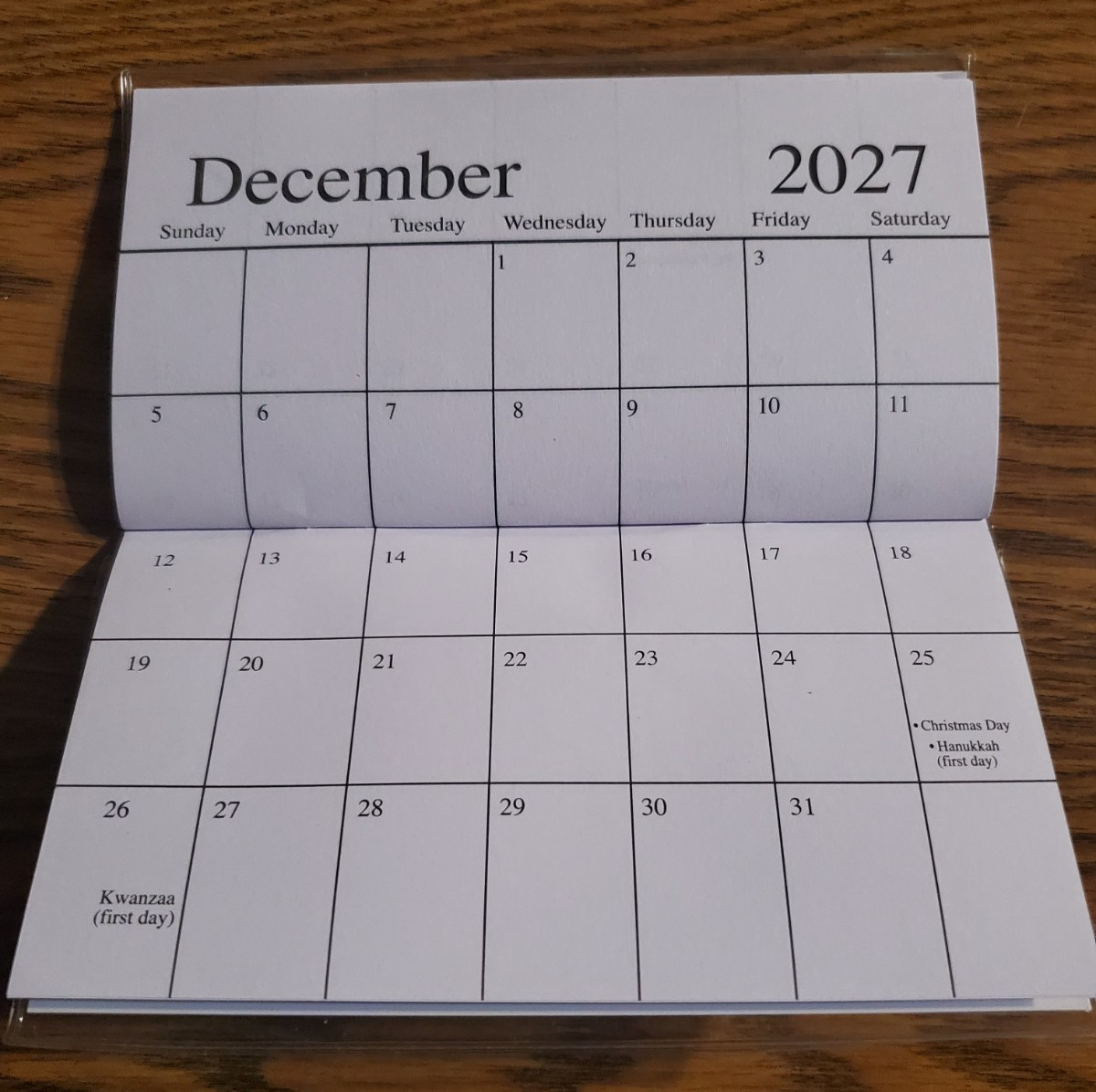 2026-2027 2 Year Planner Calendar Small Pocket Purse – Selection – 2 YR Planner