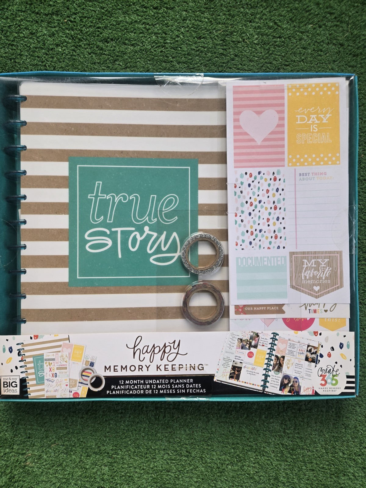 Me & My Big Ideas Happy Memory Keeping BIG 12-Month Undated Monthly Planner