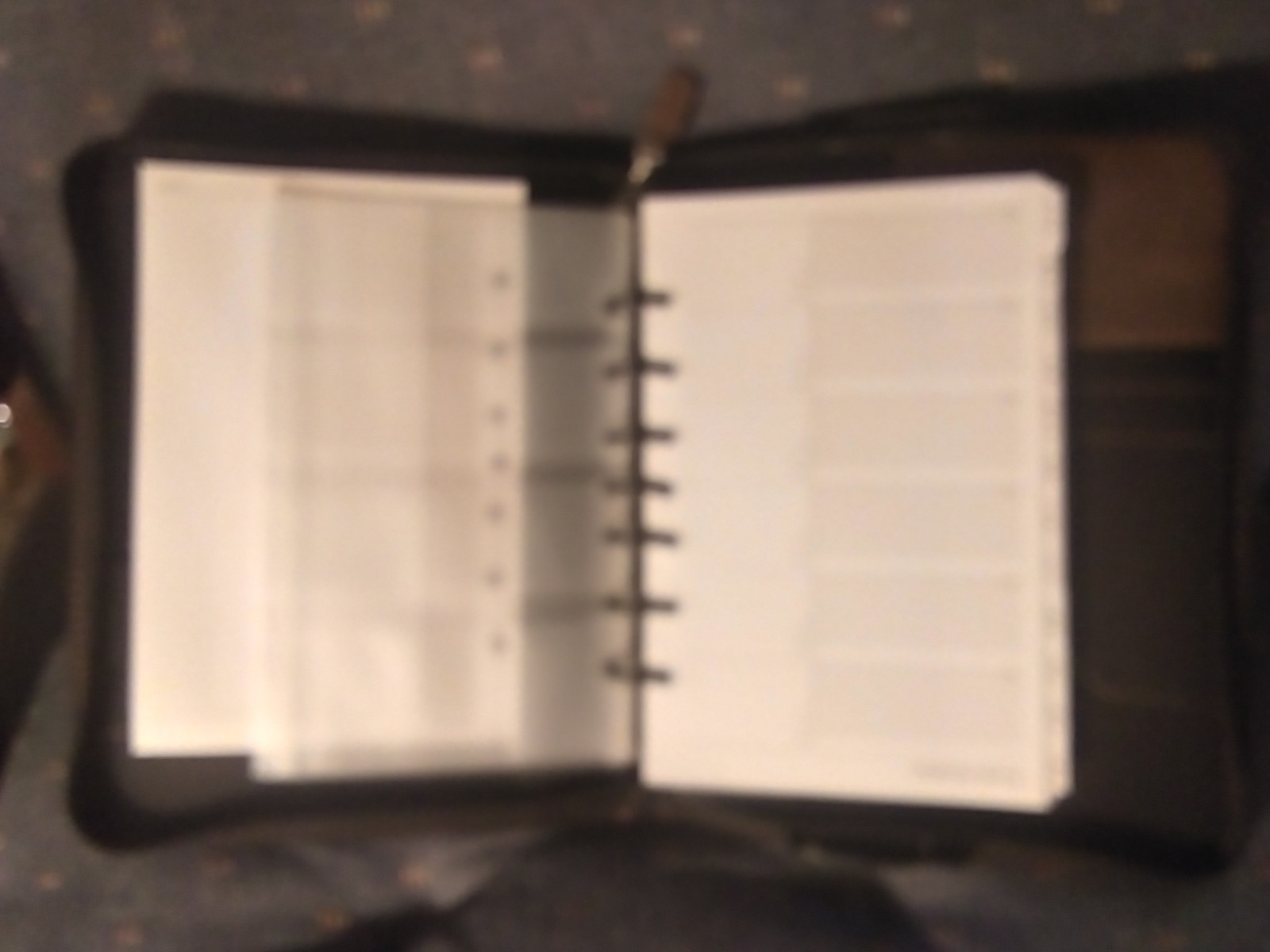 AT-A-GLANCE Undated Starter Set Planner Brown Zipper Binder #031-0140-04