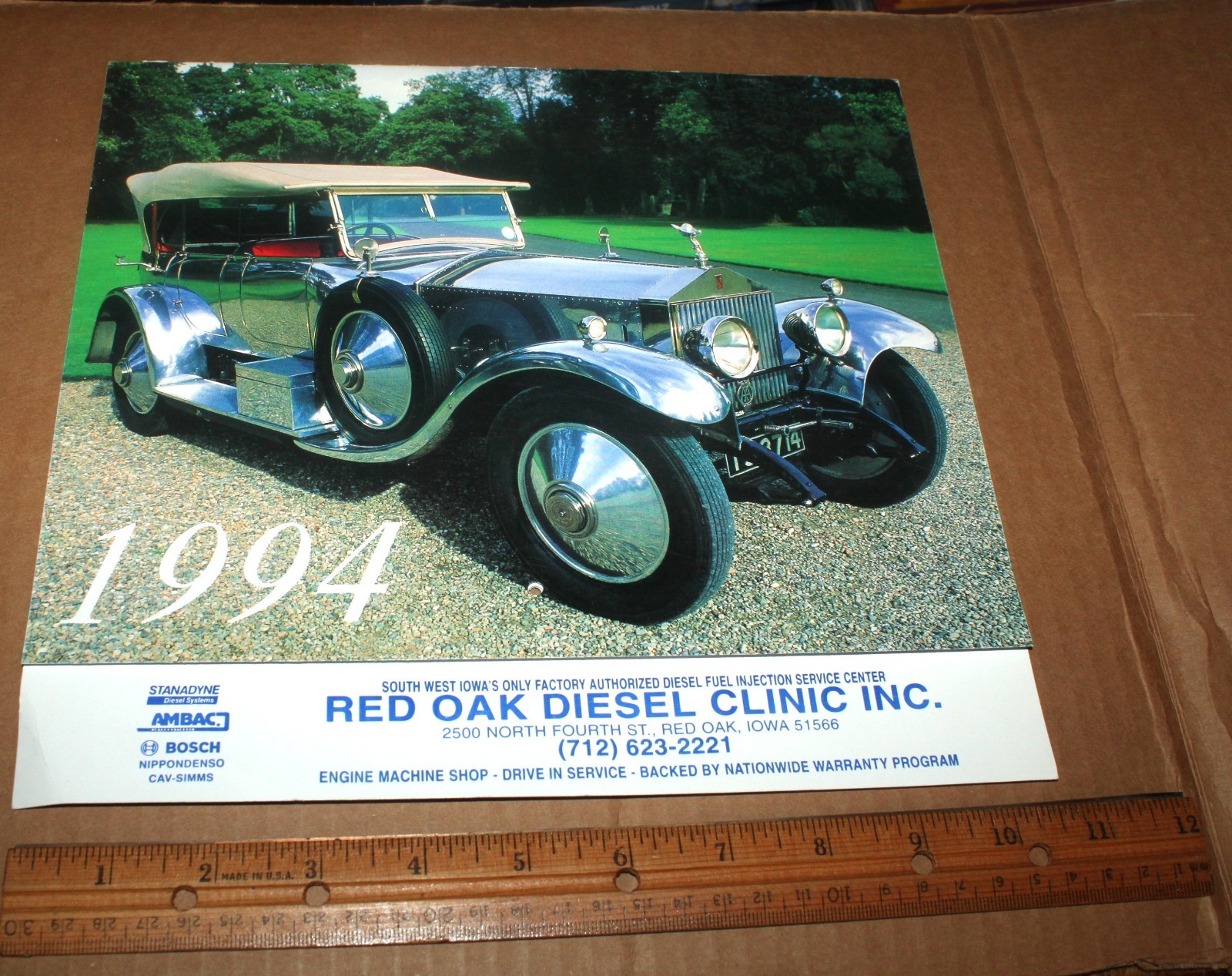 Automobile Calendars – Past Years – You Select