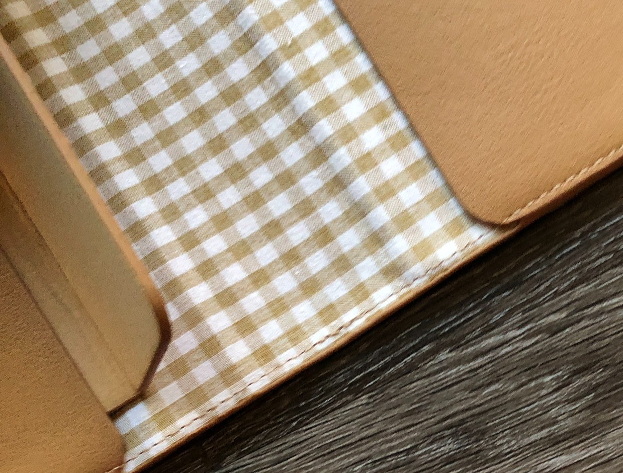 Emma Kate Co Compendium/Notebook cover in Biscotti
