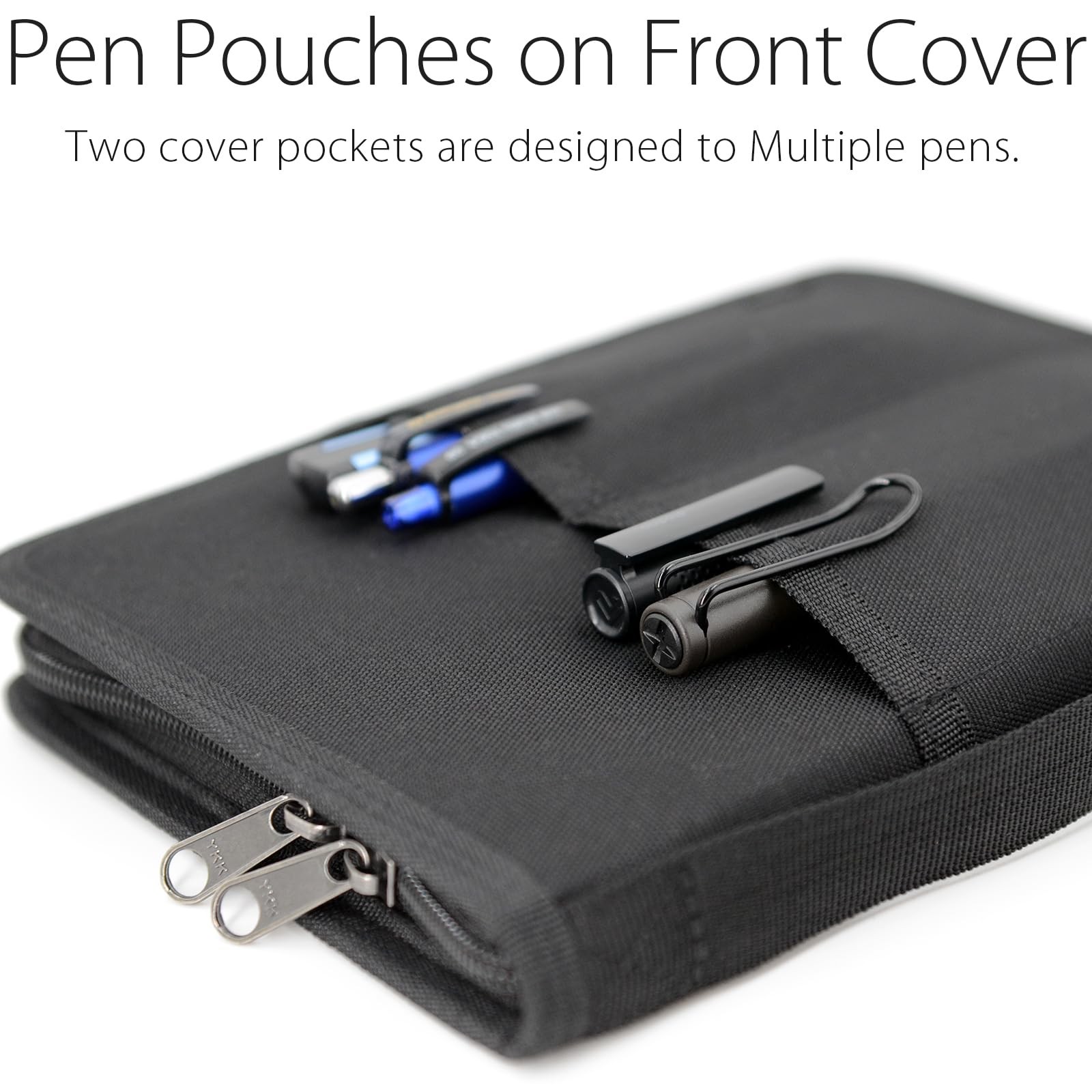 A5 Zipper Journal Notebook Cover with YKK Zipper for 5.5 x 8.25 Moleskine Cah…