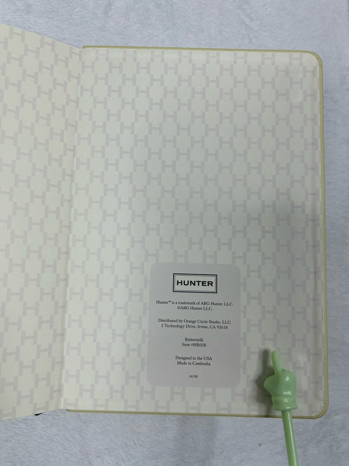 NEW Hunter A5 Casebound Lined Notebook Buttermilk Yellow Hardcover Journal
