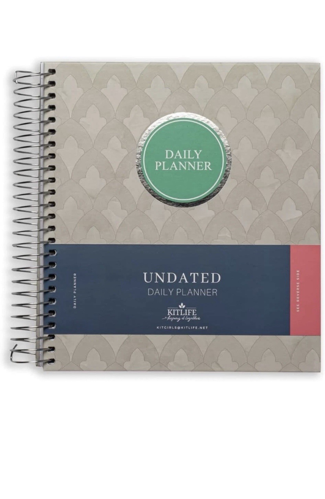 Keeping it Together Daily Undated Planner Hardcover, Premium 100g Paper | Marble