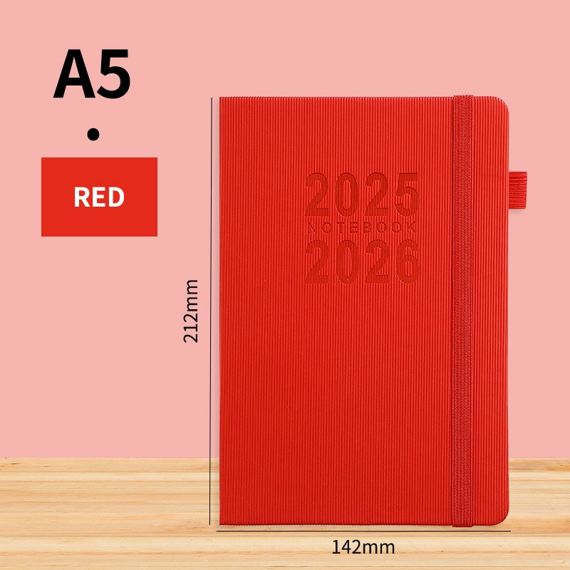 2025-2026 Daily Planner Book English Version Time Management Birthday Gift