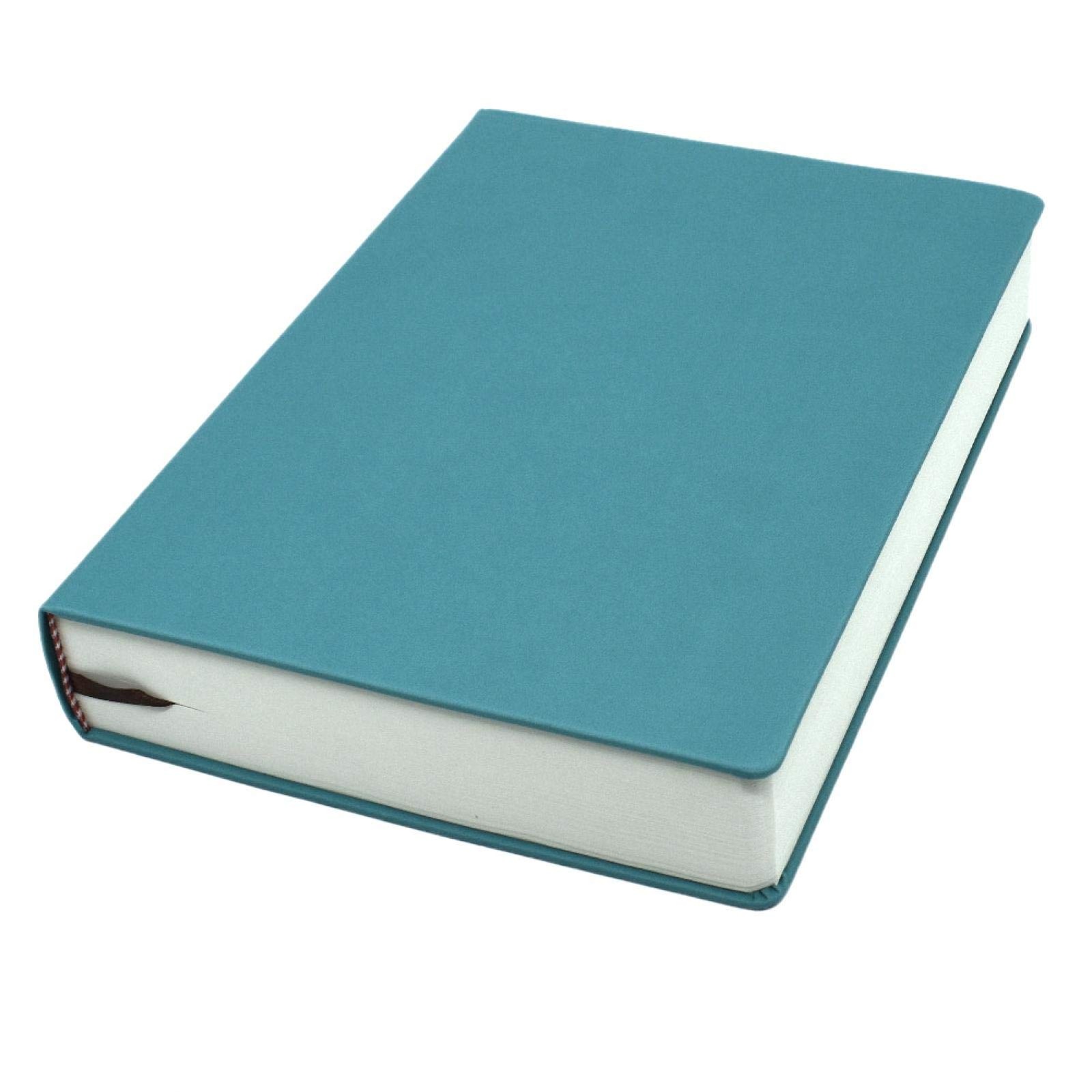 Notebook, Waterproof PU Leather Journal, Blank Pages Super Thick a6, blue