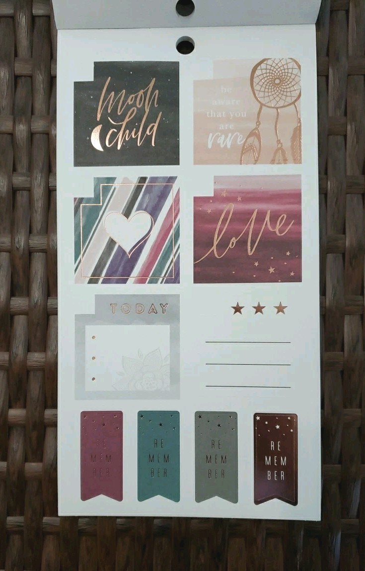 The Happy Planner BOHO Big Grand Sticker Sheets 487 Pcs