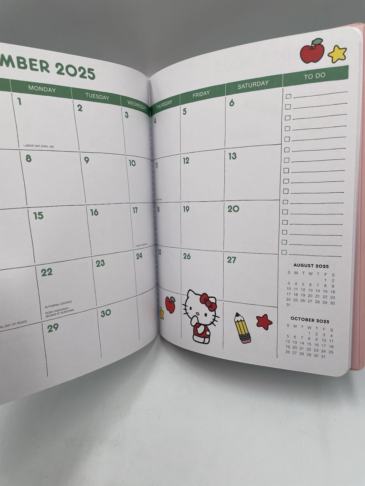New Sanrio Hello Kitty & Friends 2025 12 Month Planner With Elastic Band