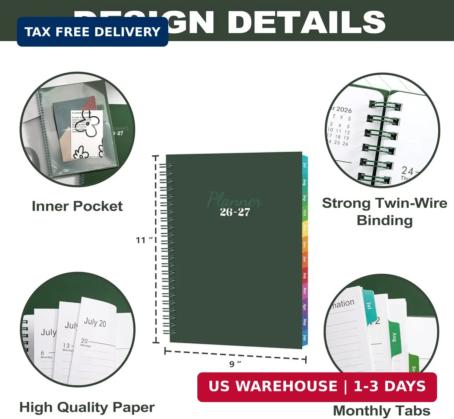 2026-2027 Planner – 2026-2027 Planner Weekly and Monthly, Jul. 2026 – Jun. 2027