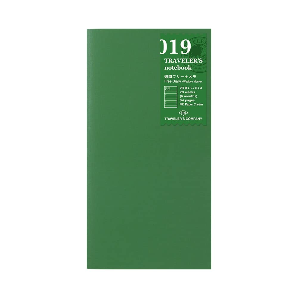 DESIGNPHIL Traveler’s Notebook Refill, Weekly, Regular Size