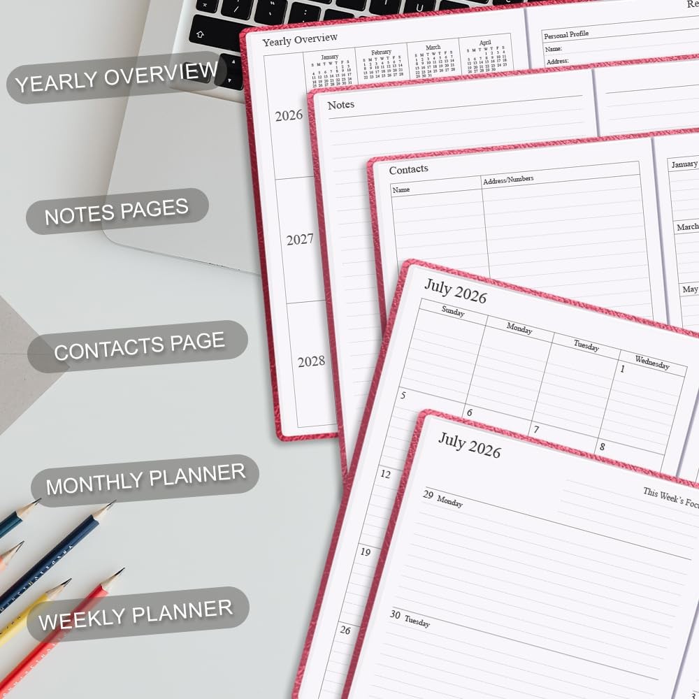 Nokingo 2026-2027 Planner – Weekly Monthly Planner Runs From July 2026 –