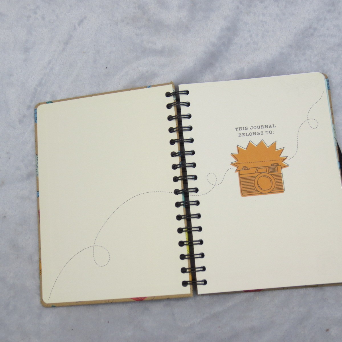 Paperchase World Travel Journal Recycled Paper Hardbound Souvenir Pockets NEW