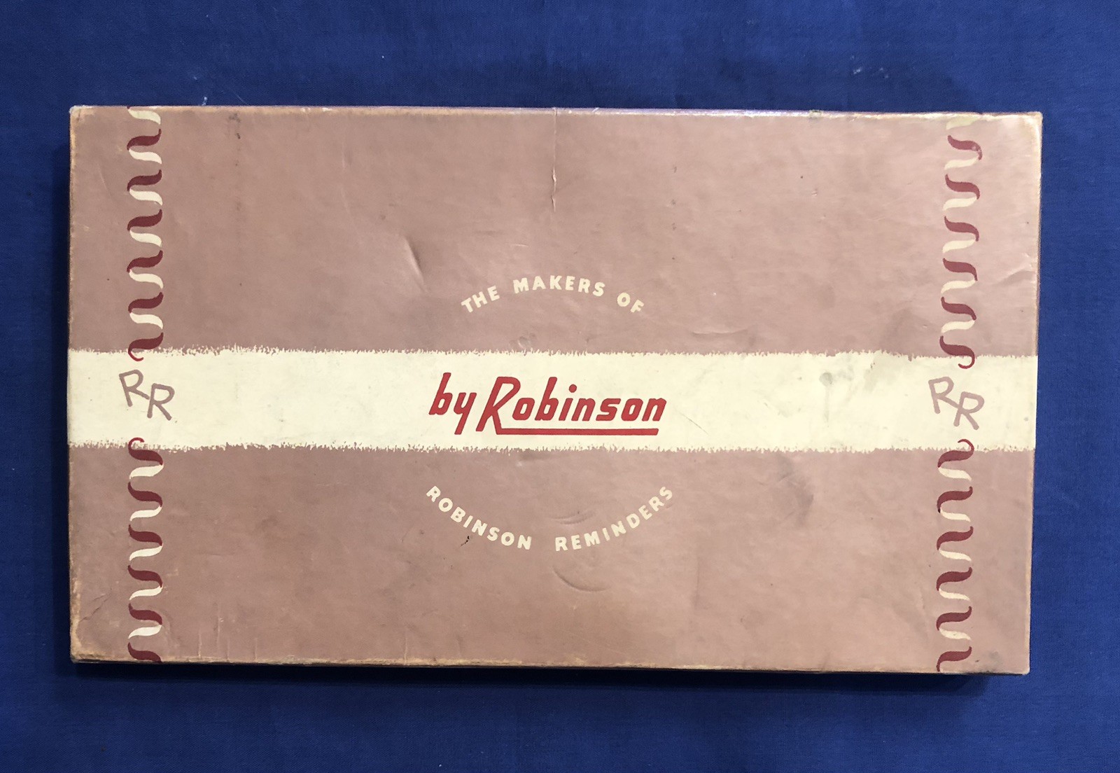 Vintage Robinson Reminders Notebook/Wallet W/ Pencil & Original Box