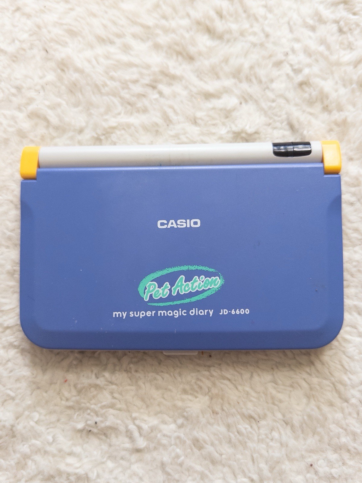 Rare, Casio Pet Action, Super Magic JD-6600 Diary Planer. Vintage 1996. Works