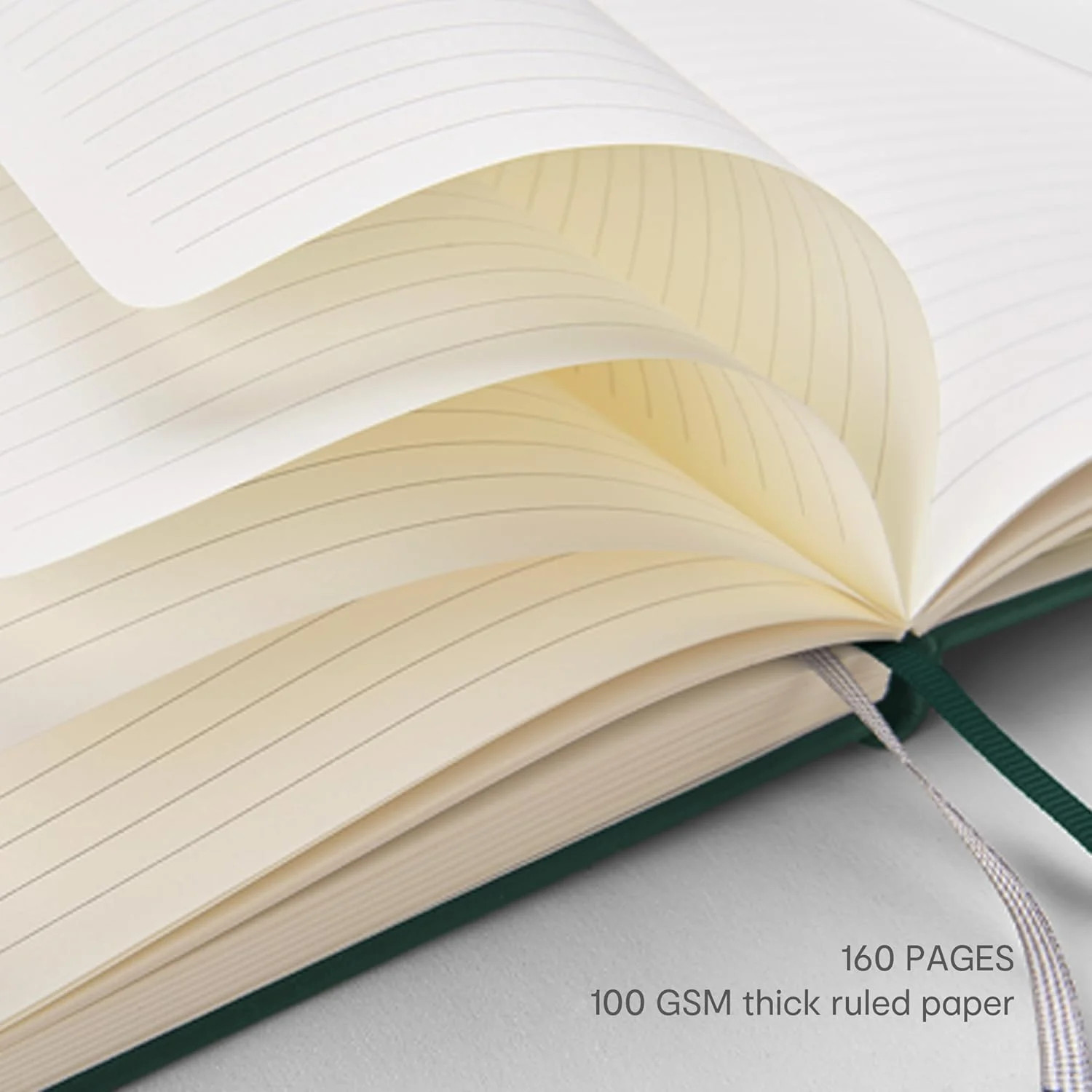 Lined Journal Notebook A5 Hardcover 160 Pages 100gsm Thick Paper College Ruled