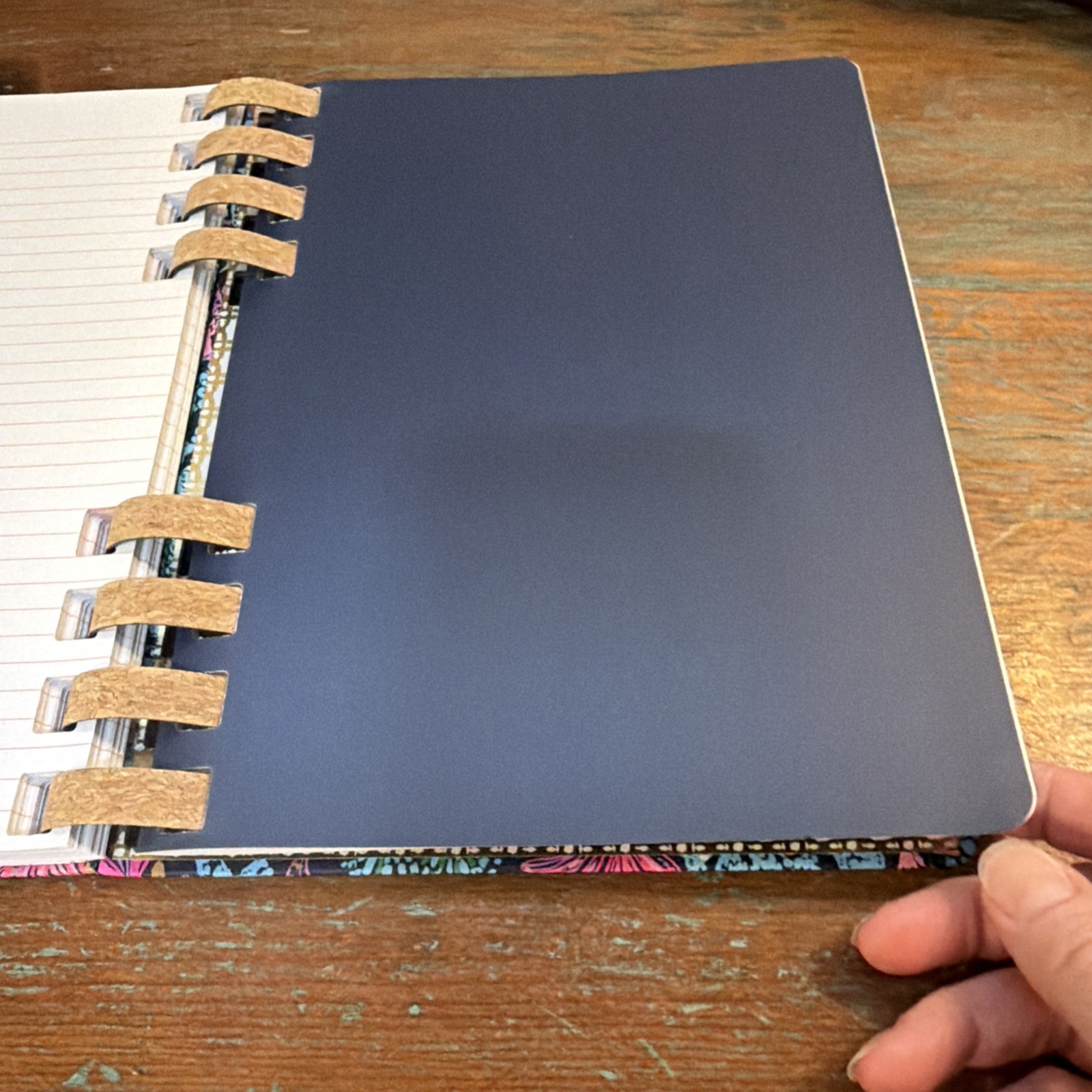Lily Pulitzer Luxe Spiral Notebook In Calypso Coast, Cork Binding. New.