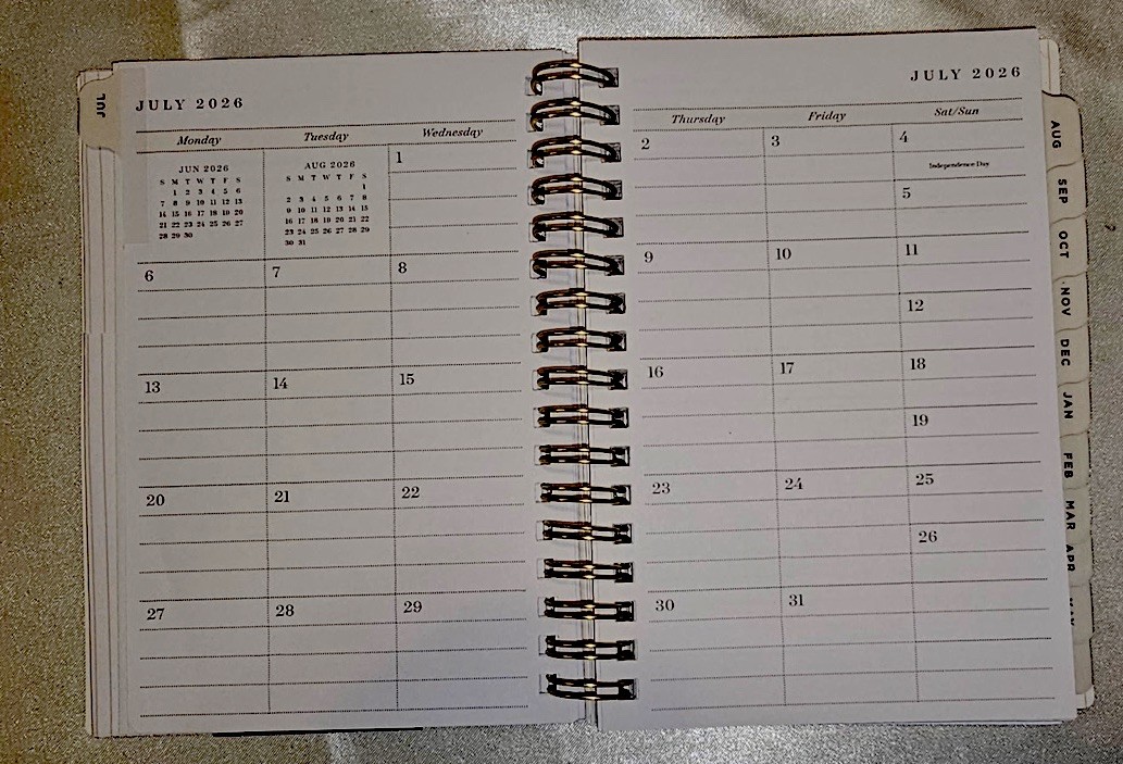 2026-2027 Blue Sky Day Designer Boutique Academic W&M Planner (4″ x 6″)
