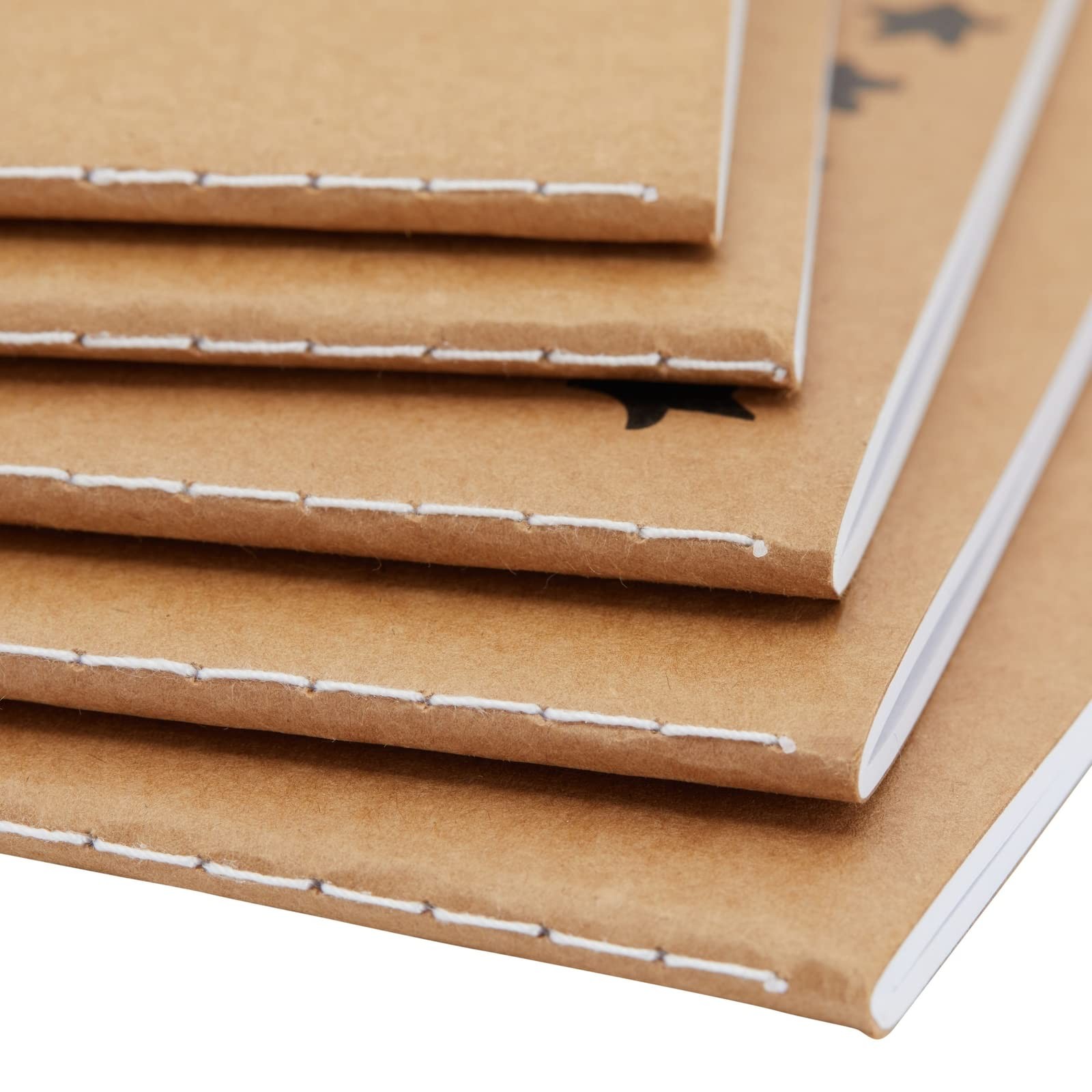 Paper Junkie Inspirational Notebooks Set – 8 Pack A5 (5.8 x 5-x-8-inch, white
