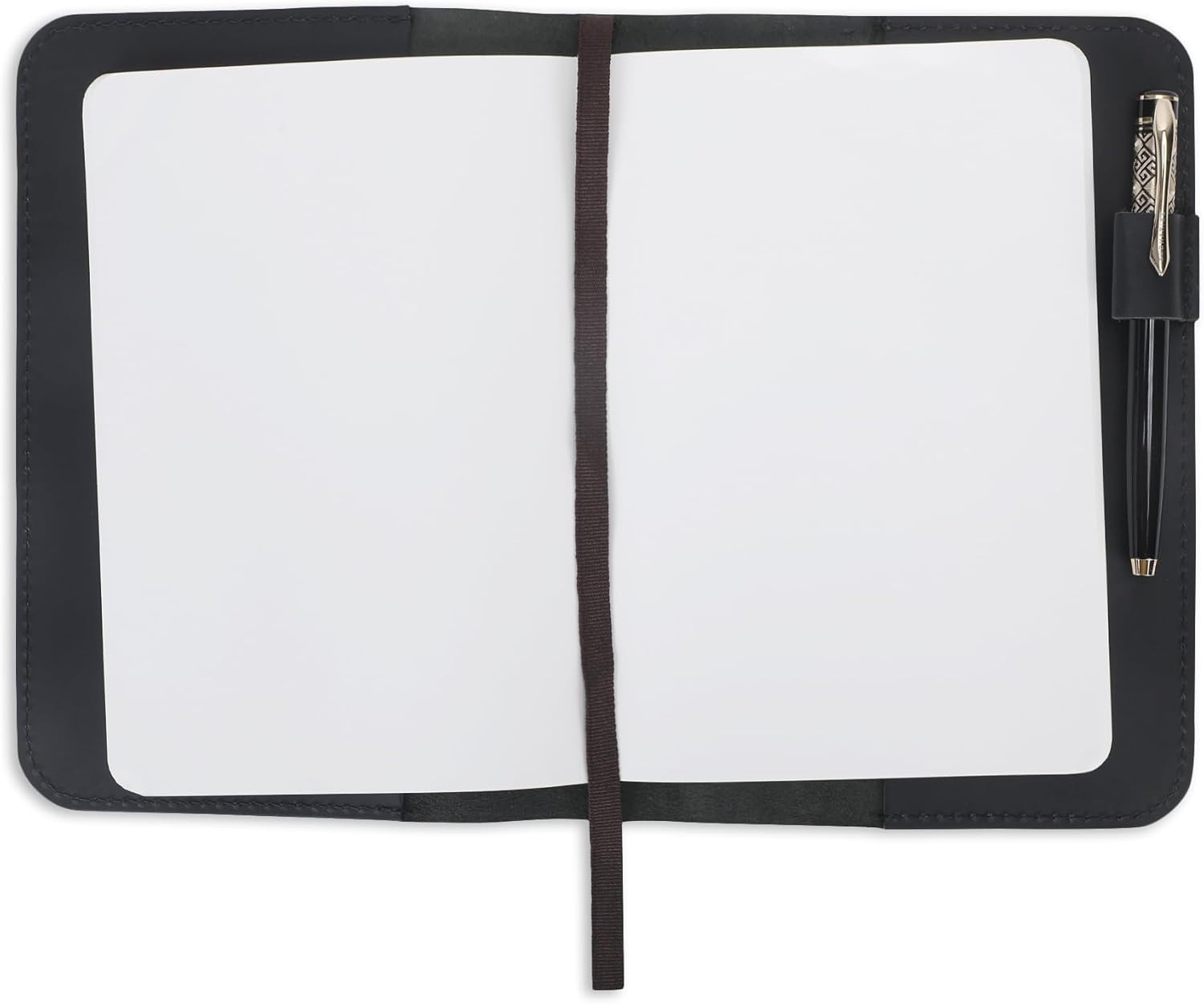 Stylish Refillable A5 Leather Journal Cover – Lightweight Design, 9 x 6 Inches