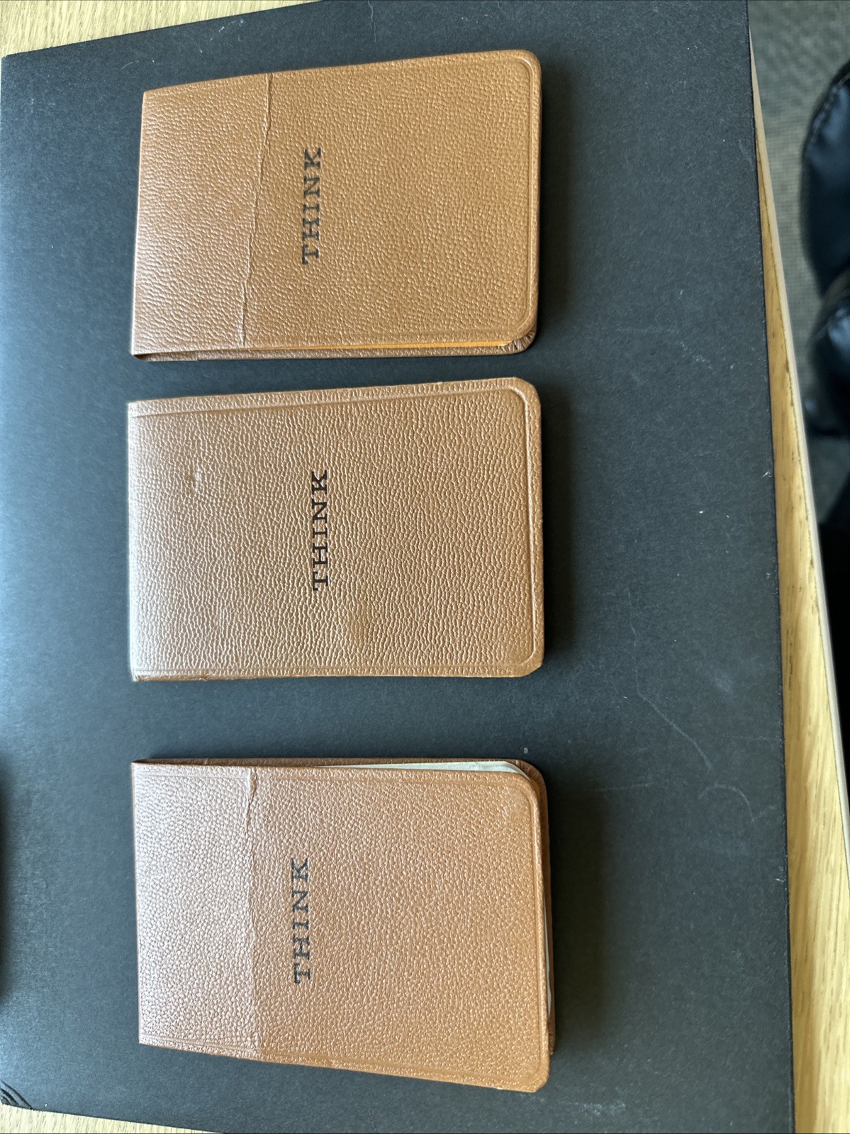 IBM Think Notepad 3 ThinkPad Pocket Paper Pads Notebook Case Cover 1960s Vintage