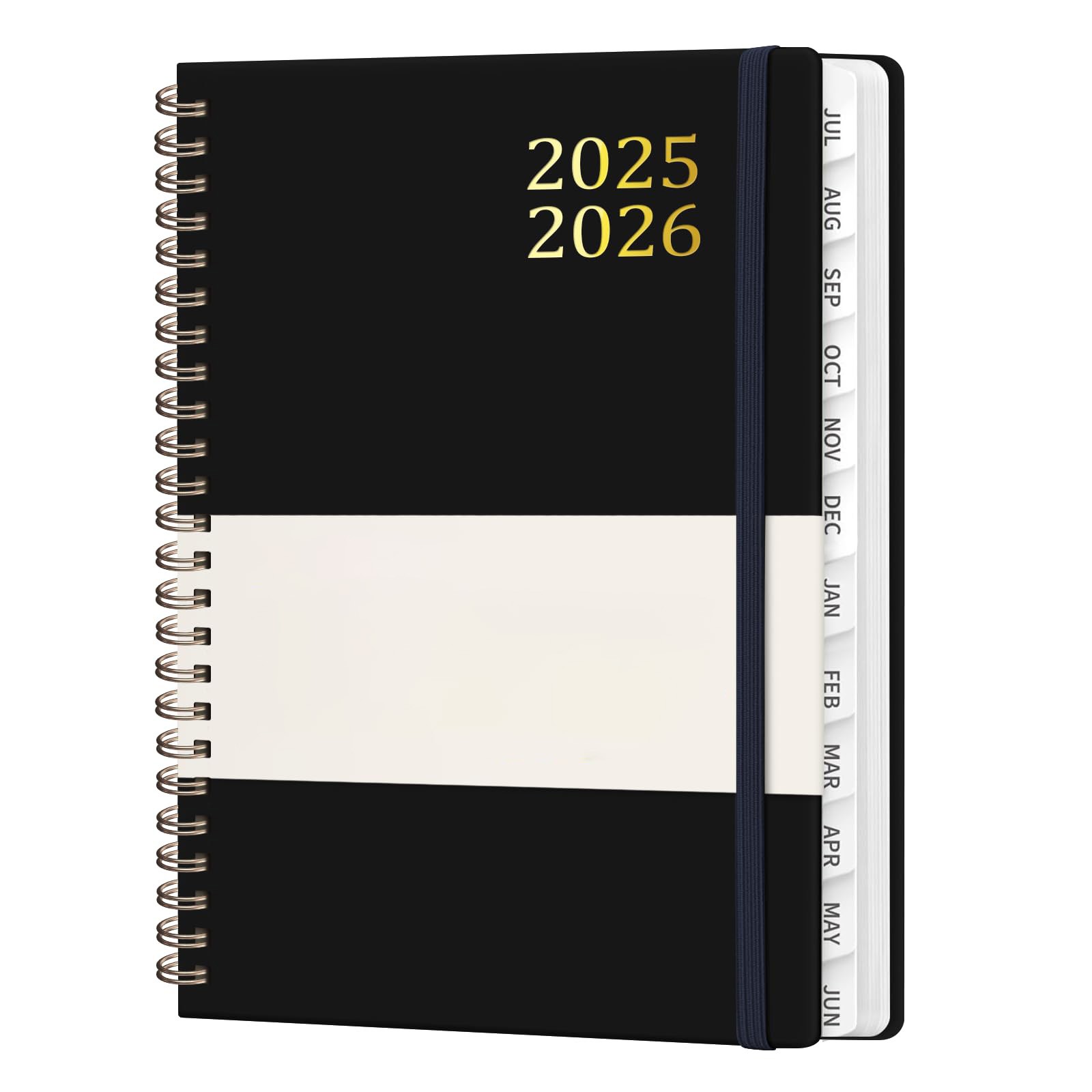 Teacher Student Planner 2025 2026, Hard Cover Organizer, Black
