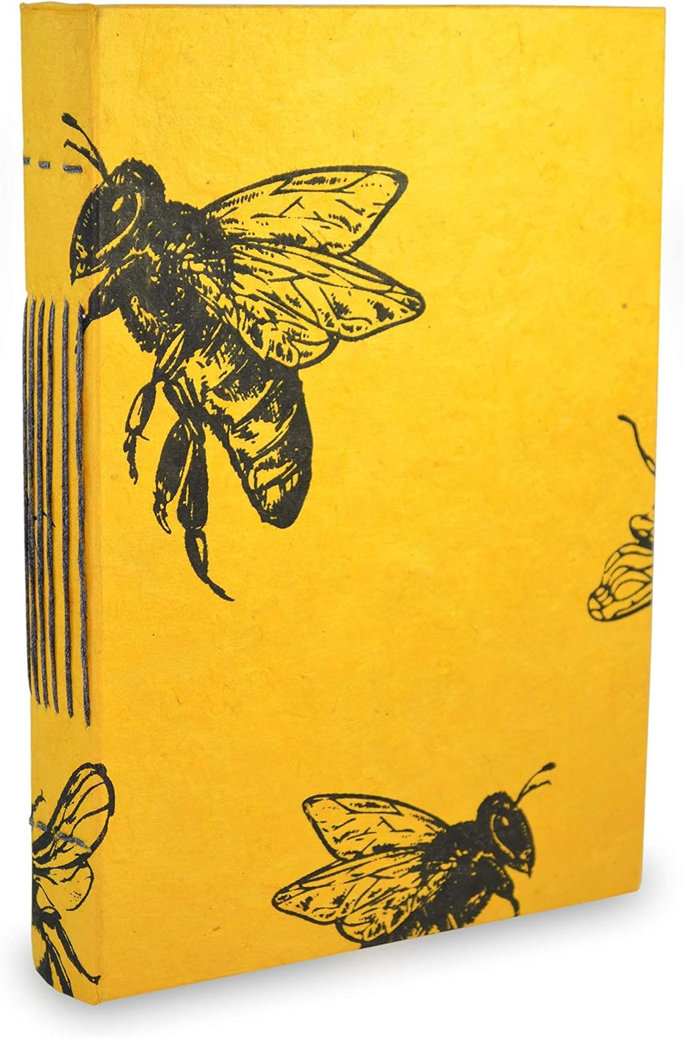 Nepali Keeper Journal with Handmade Lokta Paper. Made in Nepal. (6X9 Inches, Bus