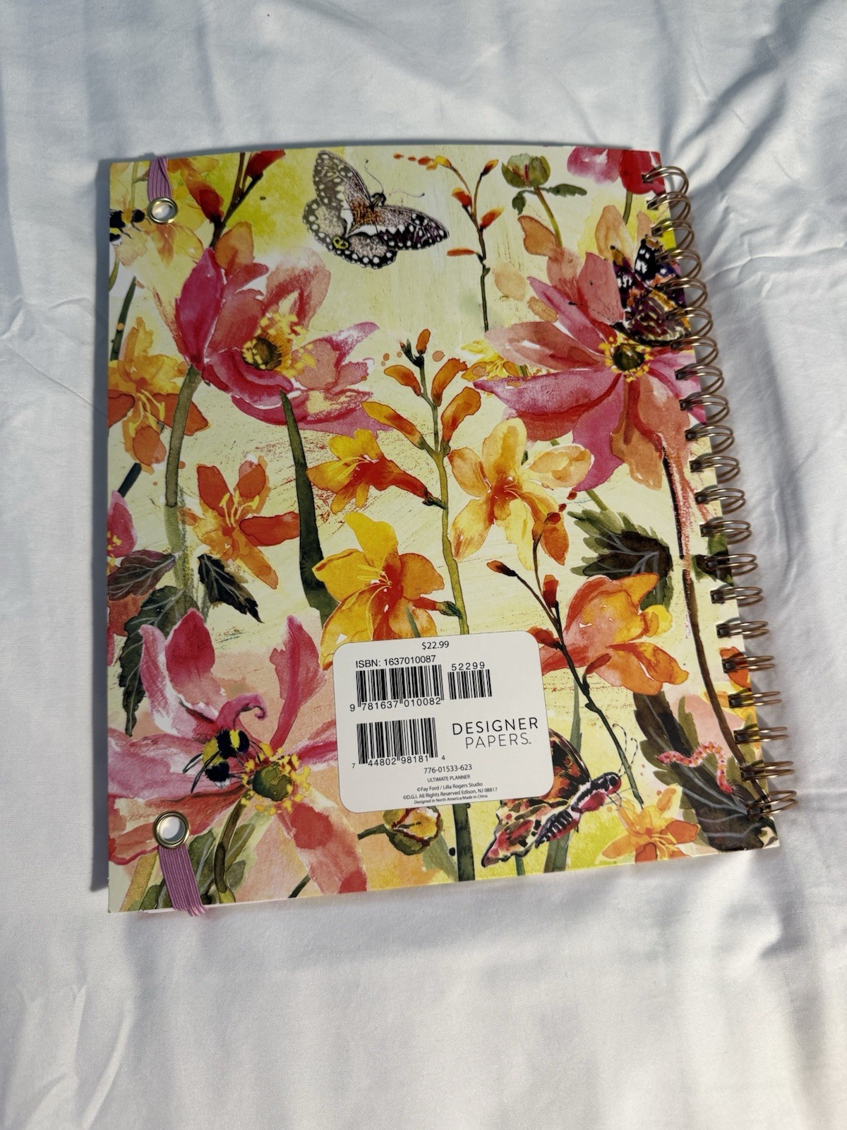 2026 Designers Papers Ultimate Scenic & Floral Calendar & Planner 11 X 8.5