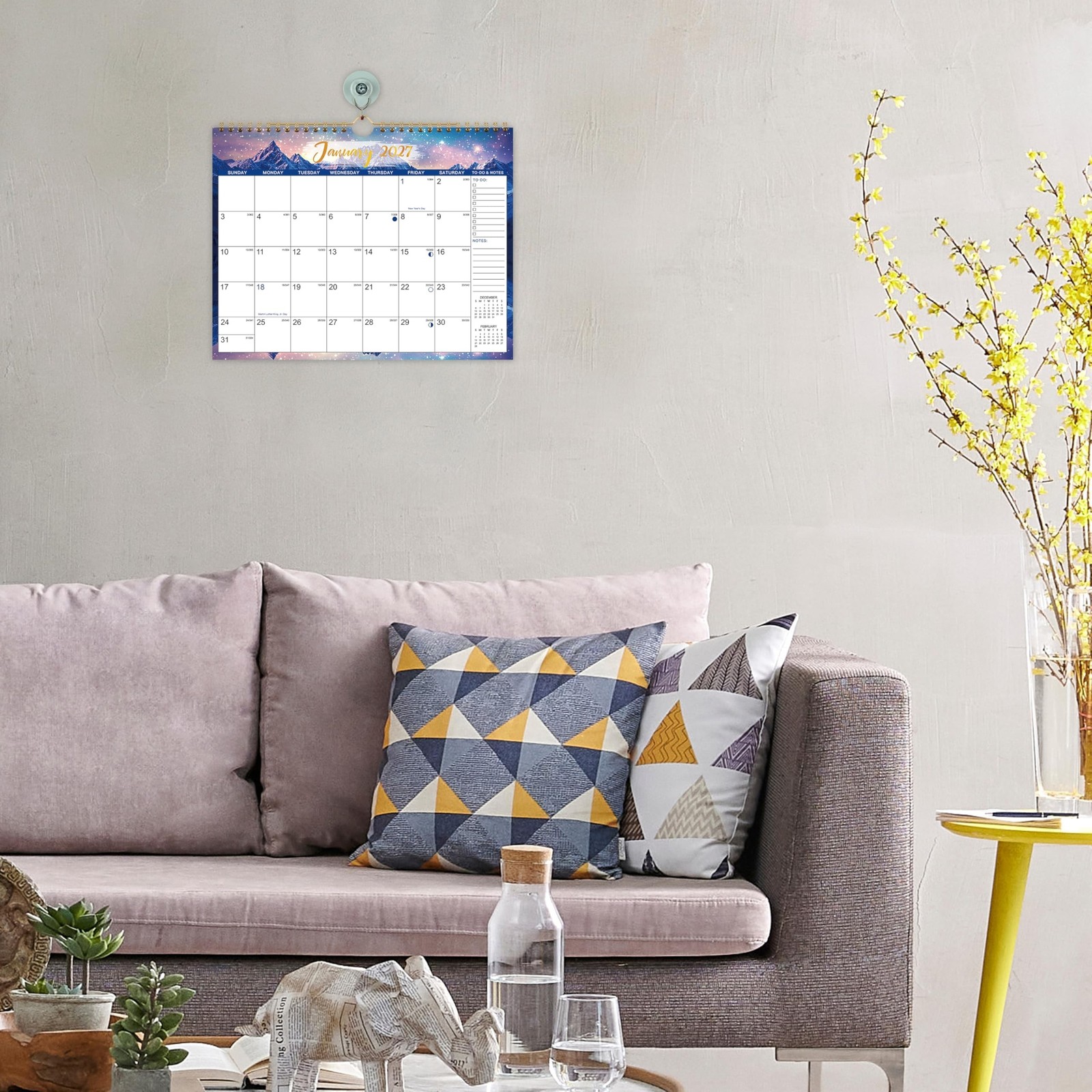Calendar 2026-2027 – 2026-2027 Wall Calendar, JUL 2026 – DEC 2026, 11″ x 8.5″…