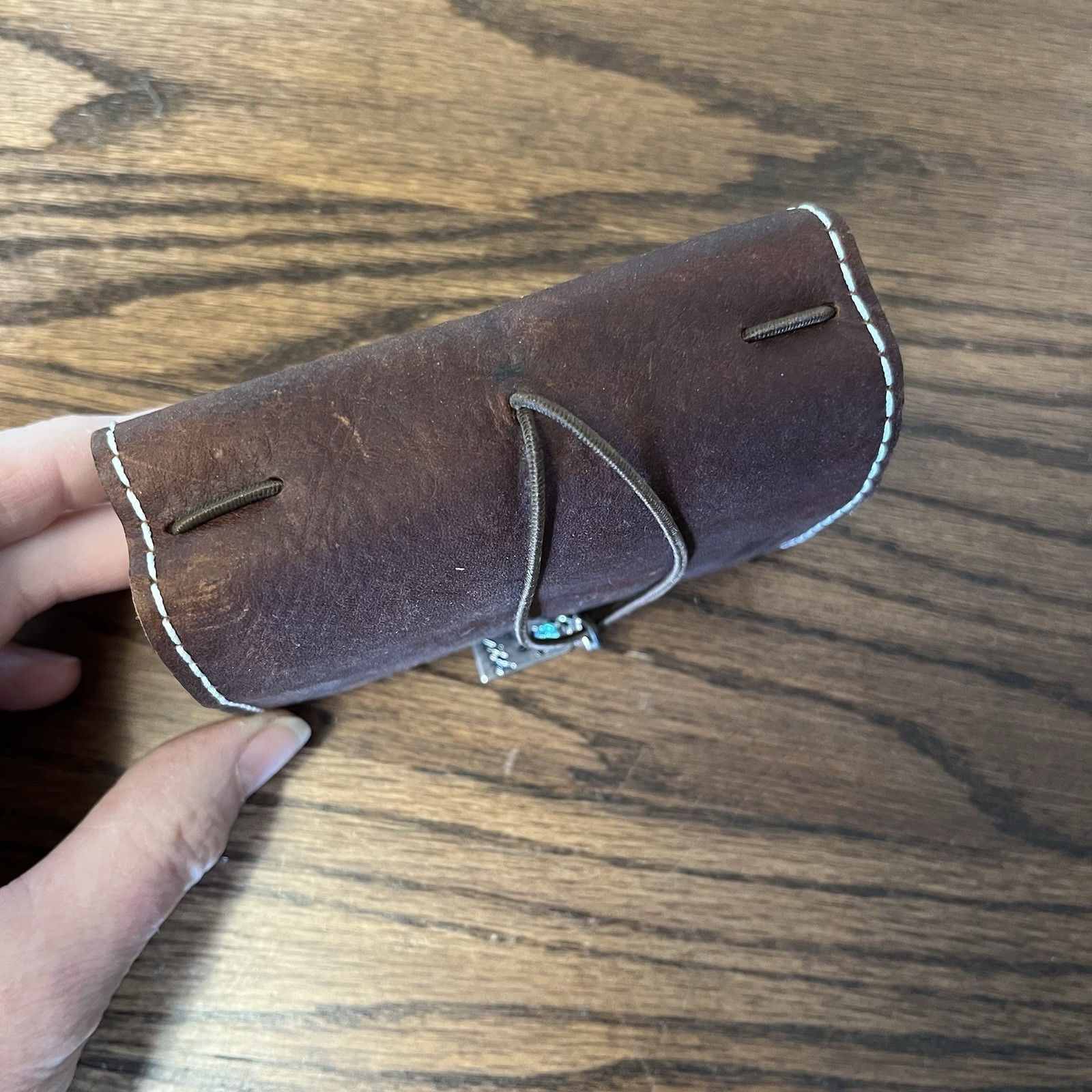 Chic Sparrow Brown Leather Traveler’s Notebook Pocket Sz Loop Journal Inserts