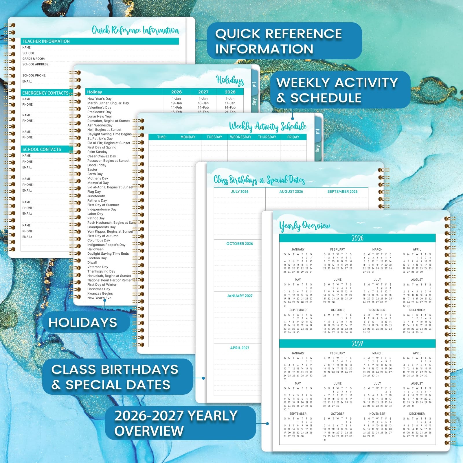 Teacher Planner 2026-2027 – Teacher Lesson Planner From July 2026 To June 2027