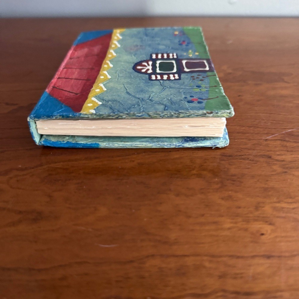 Dominican Folk Art Journal Blank Notebook Colorful Abstract