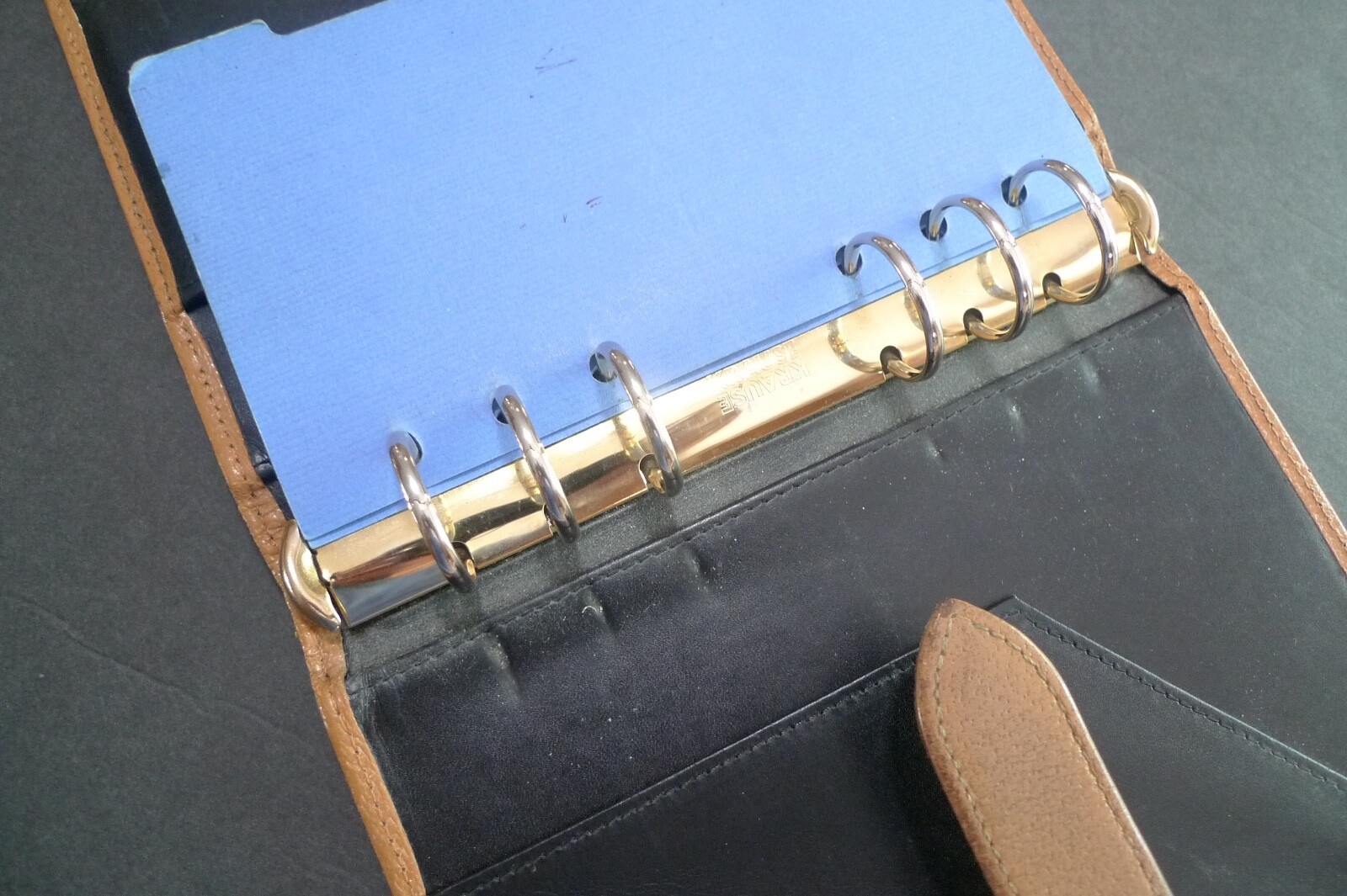 SMYTHSON OF BOND STREET – LEATHER PLANNER – WITH INSERTS – PERSONAL SIZE