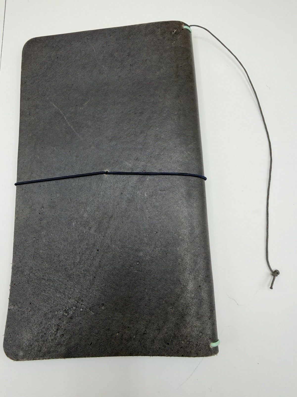 Handmade B6 Slim Leather Traveler’s Notebook Cover Gray Owl 4 Band TN