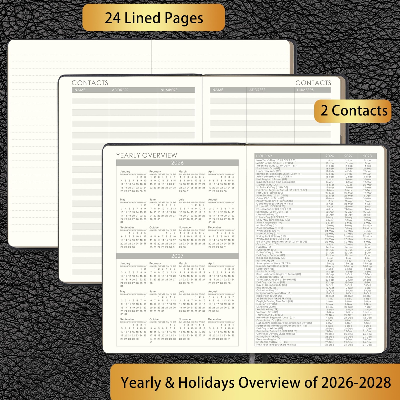 Planner 2026-2027 – 2026-2027 Weekly Monthly Calendar, July 2026 – June 2027,…
