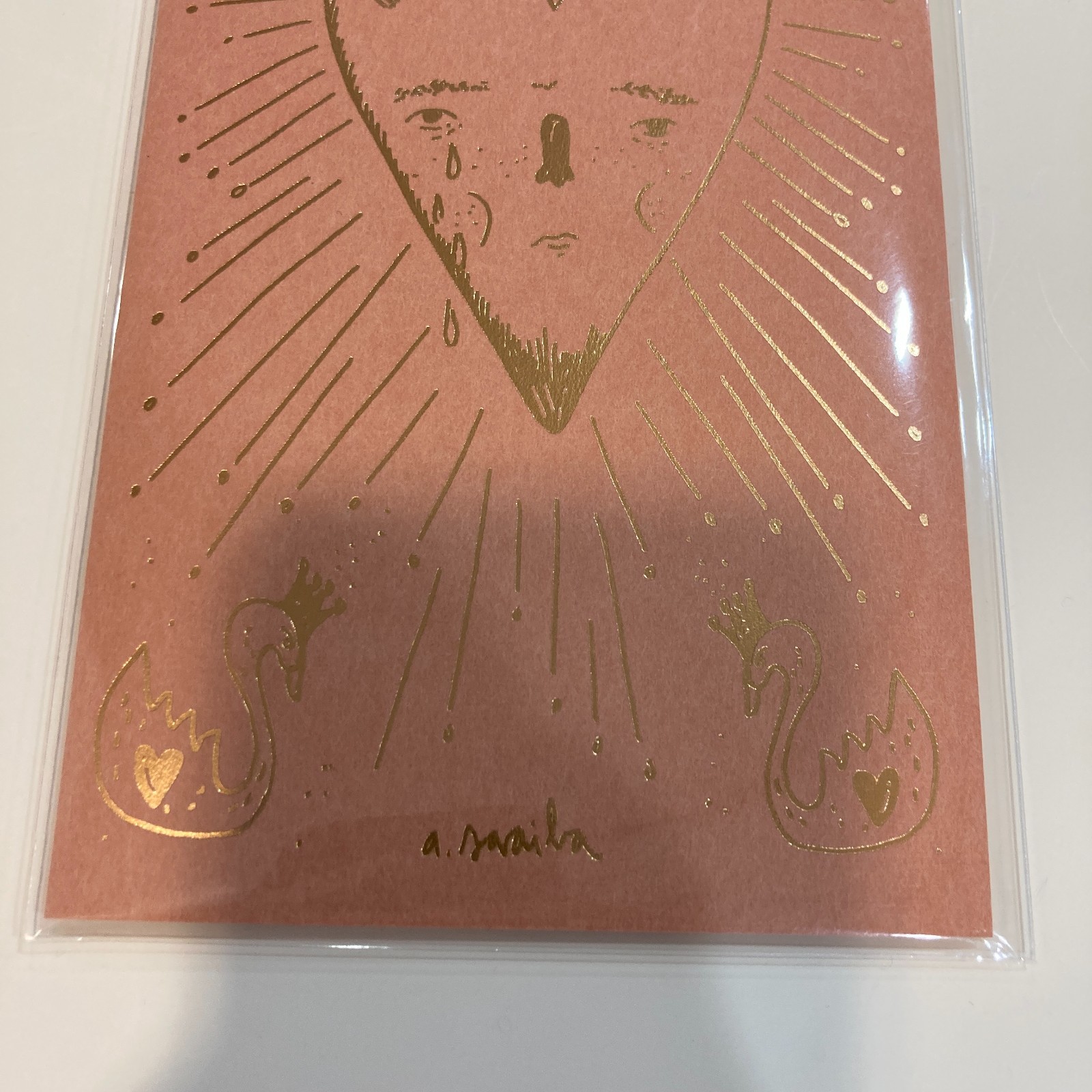 Traveler’s Factory Aitor Saraiba Limited Accordion Refill Notebook Gold Foil Art