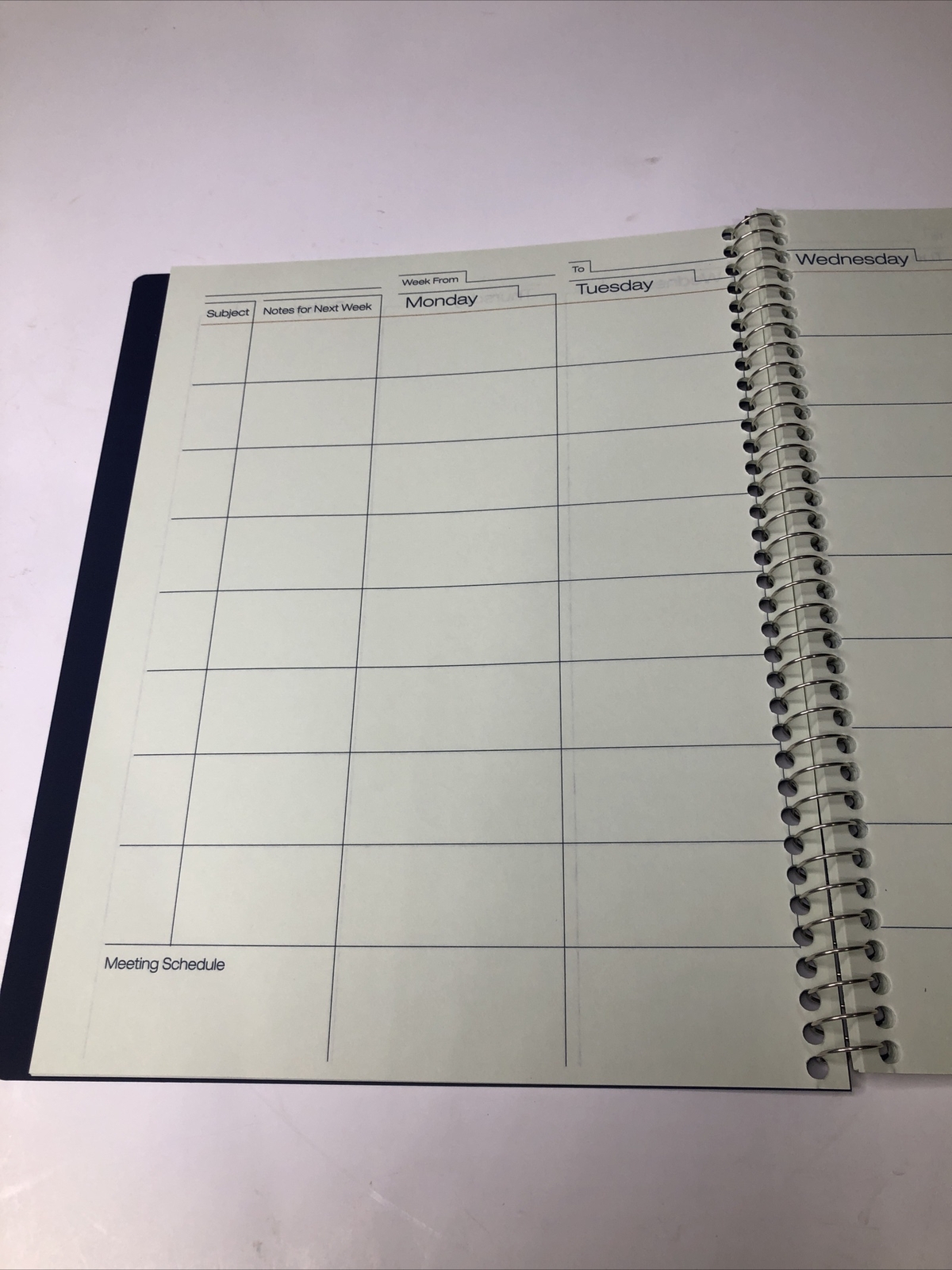 Mead Teachers Plan Book, 8 1/2in. x 11in. Blue