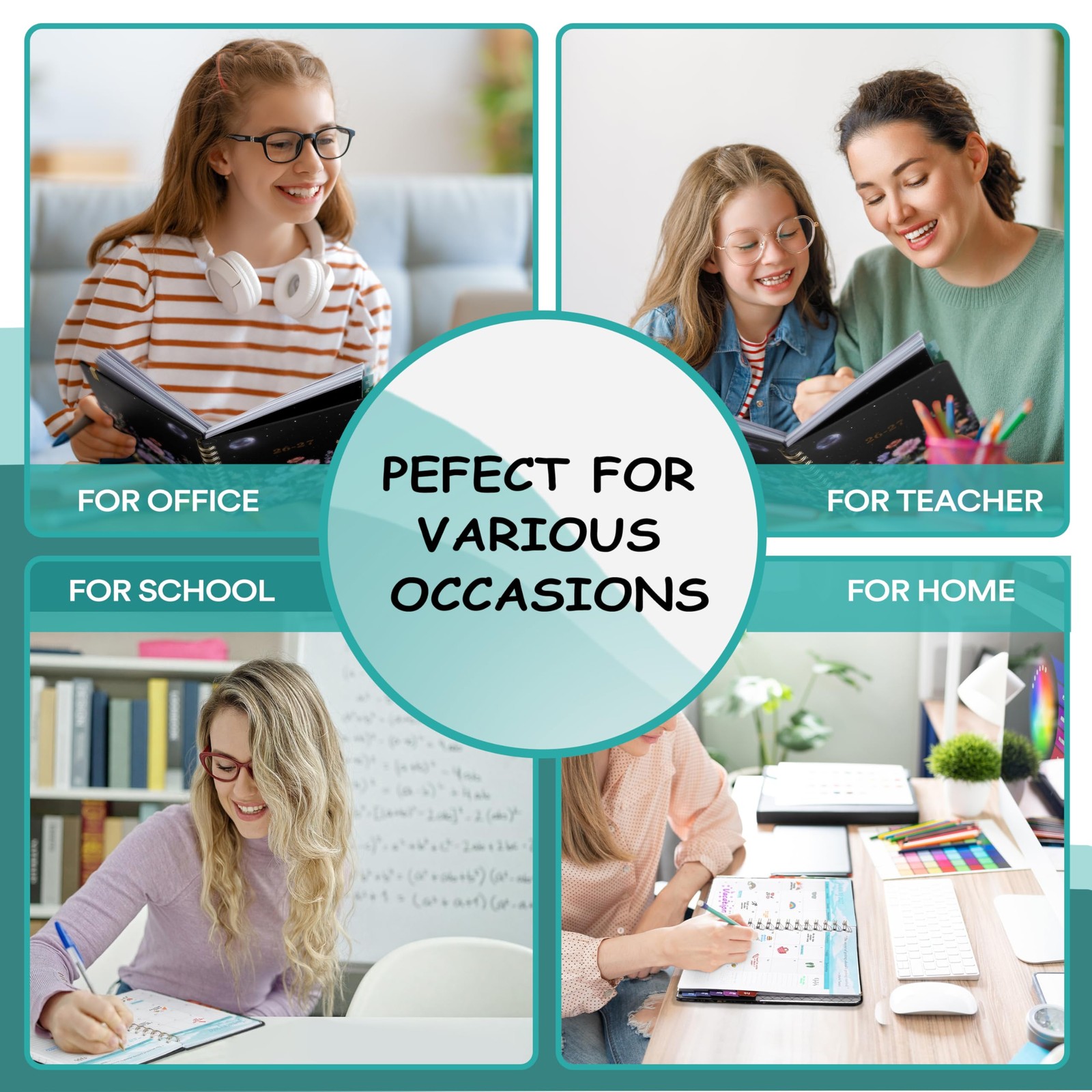 Planner 2025-2026 Weekly and Monthly Planning Book for Student Teacher Supplies