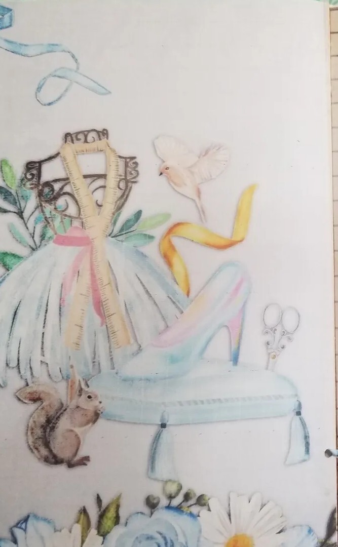 Junk Journal Blank Booklet “PRINCESS TALES” HANDMADE LG 8.5″x5.5″ 40pg