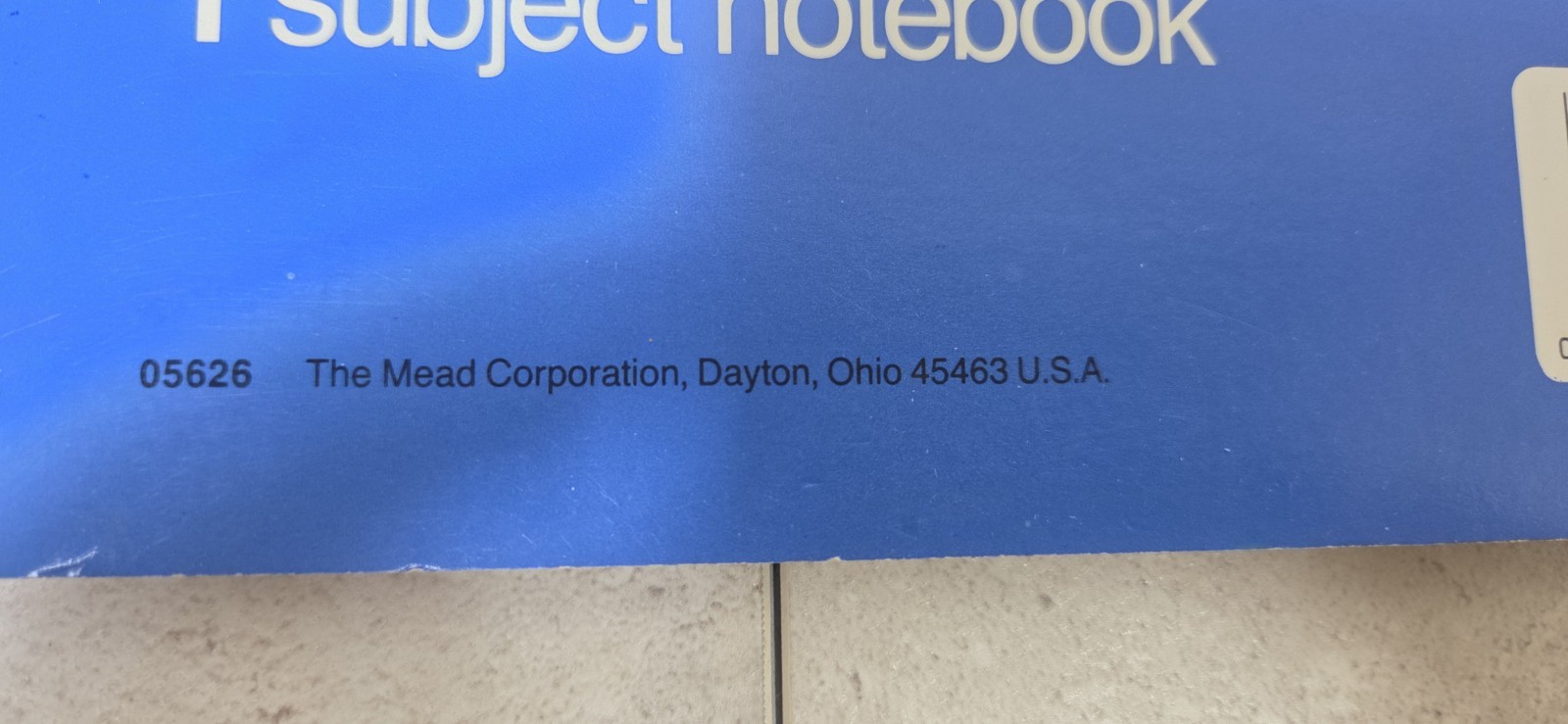 Mead LOT (4) 3X 05626 – 1X 05222 Neatbook 80-Page 8 x 10-1/2-Inch College-Ruled
