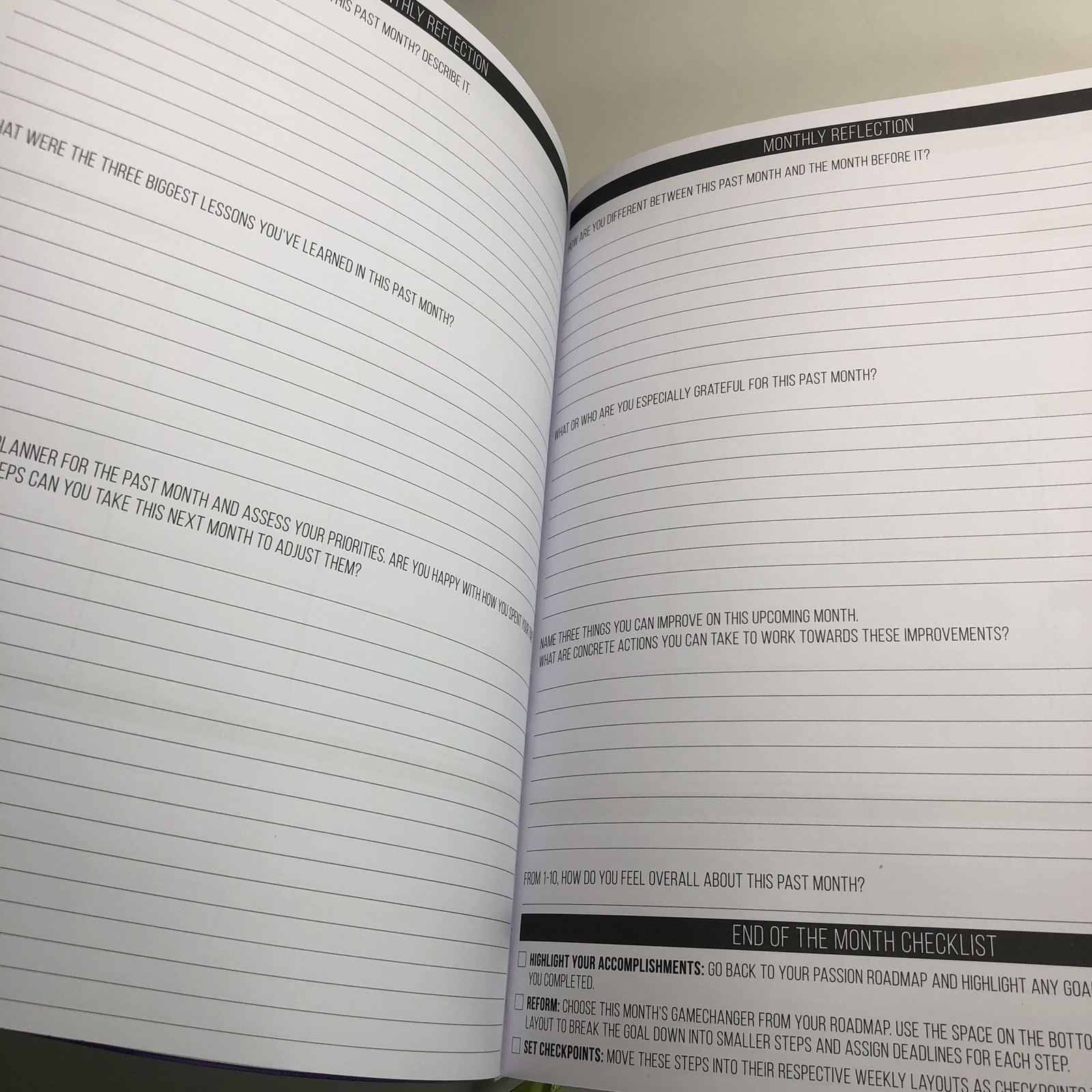 Passion Planner RARE Purple Large Weekly Undated 2017-2018 Monday Start Stickers