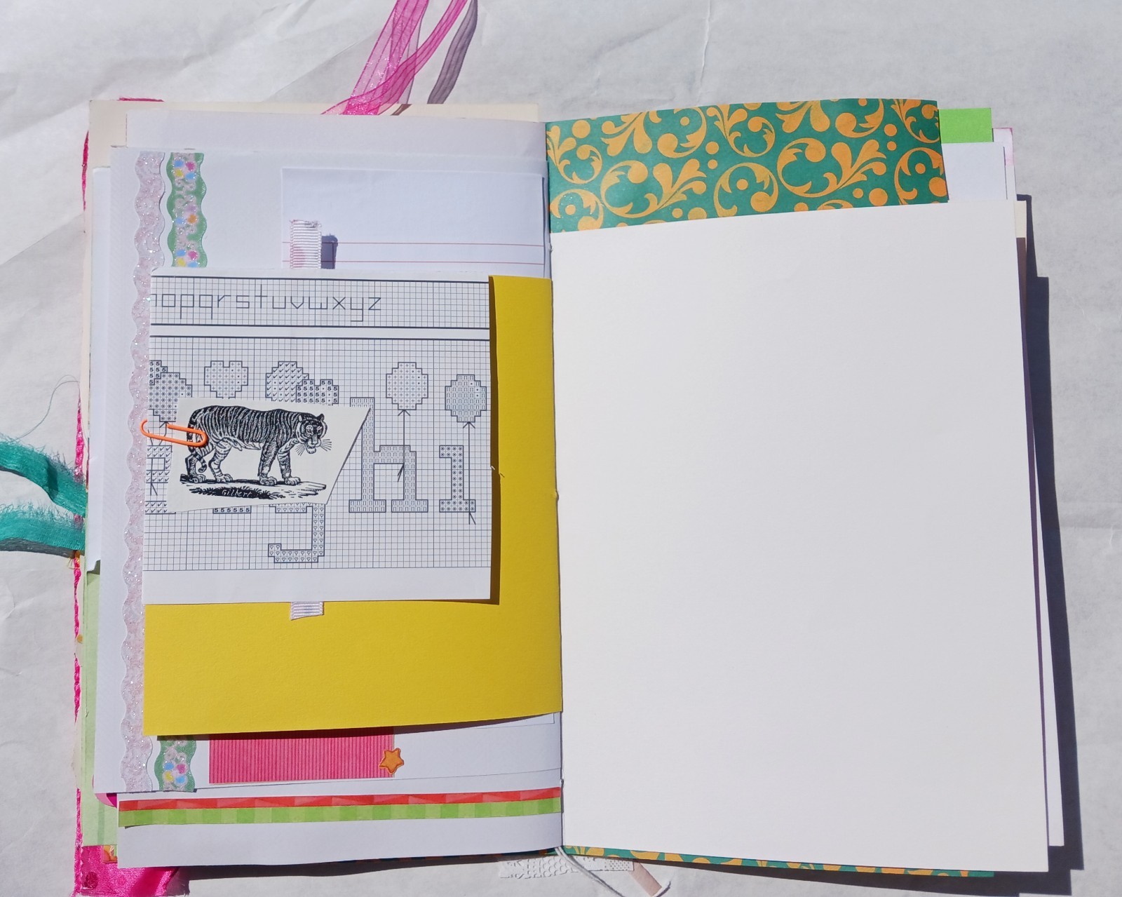 Colorful Carousel Circus Junk Journal Vintage Ephemera 46 pages