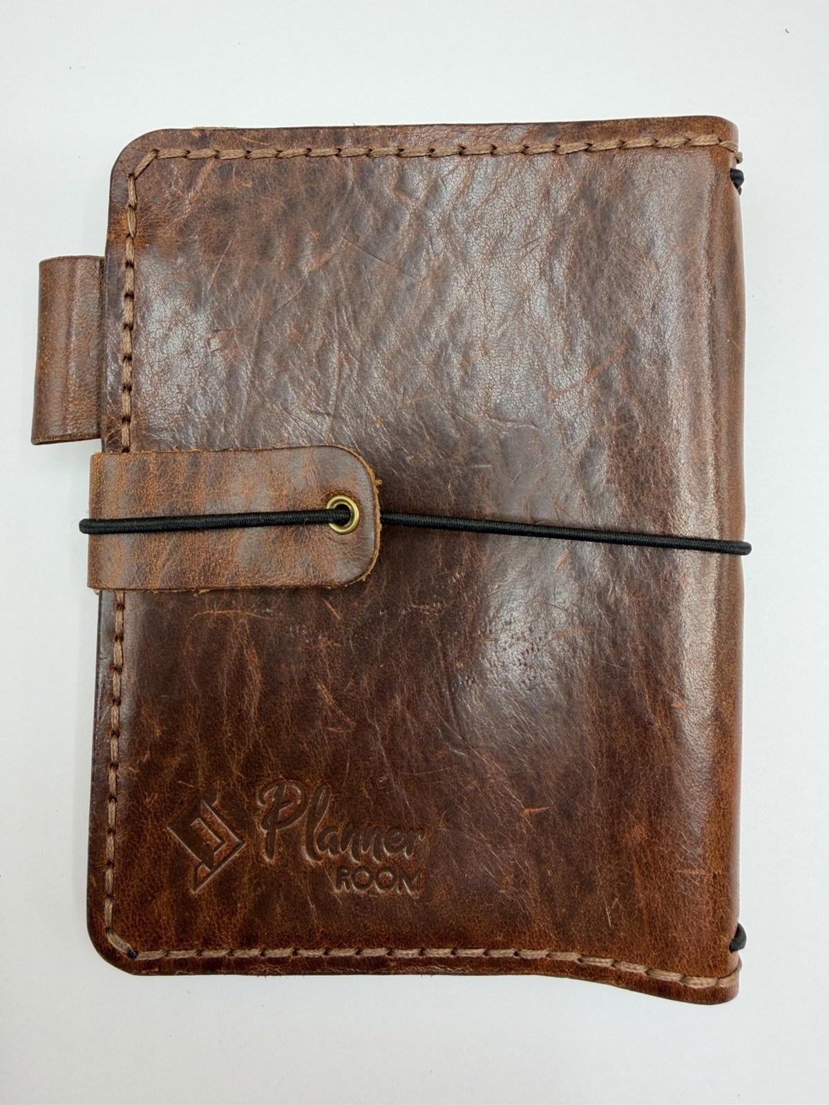 Planner Room Brown Leather Traveler’s Notebook Cover For 3.5 x 5 Pocket Size
