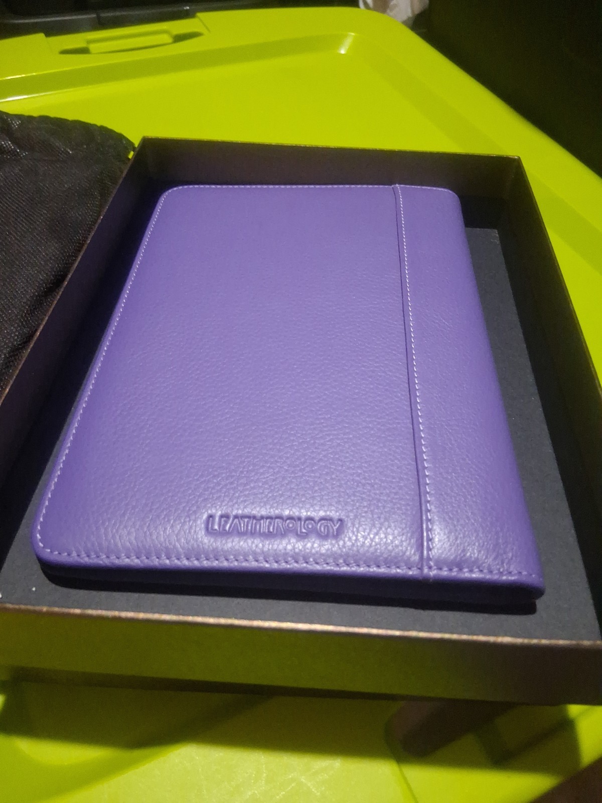 Leatherology Purple Junior Portfolio